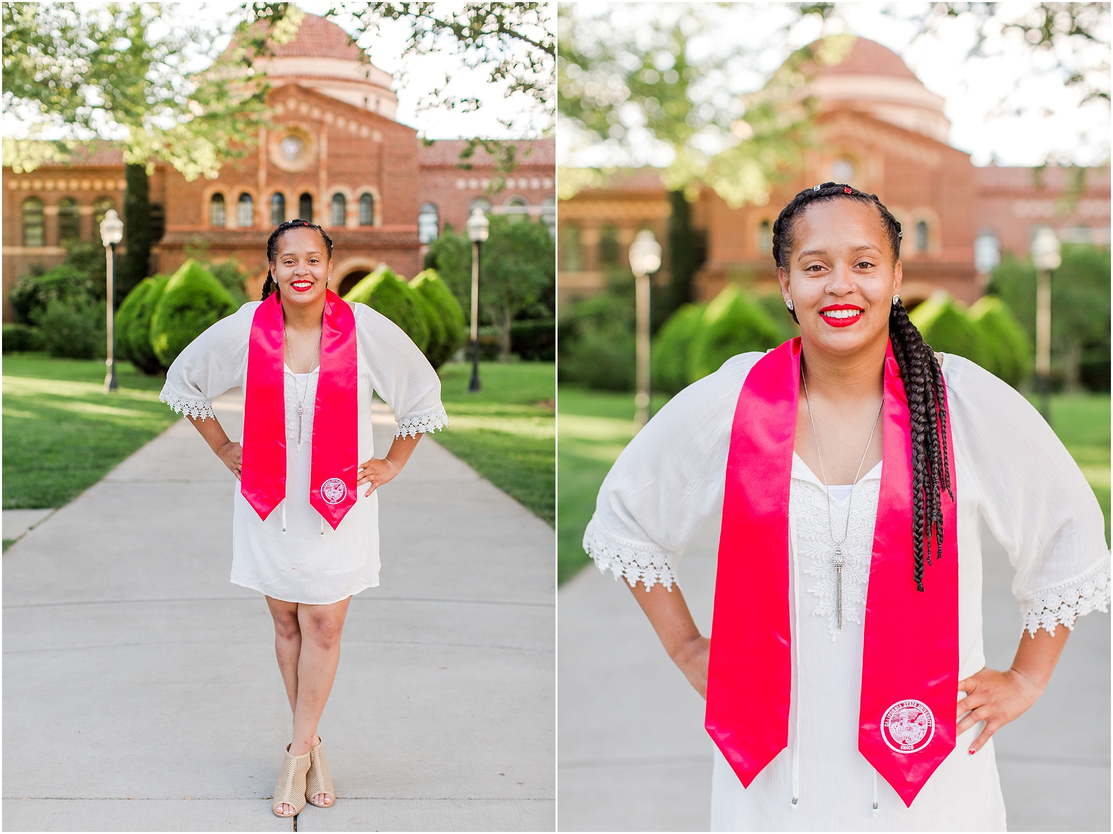 California State University Chico Senior Cap and Gown Kendal Hall,