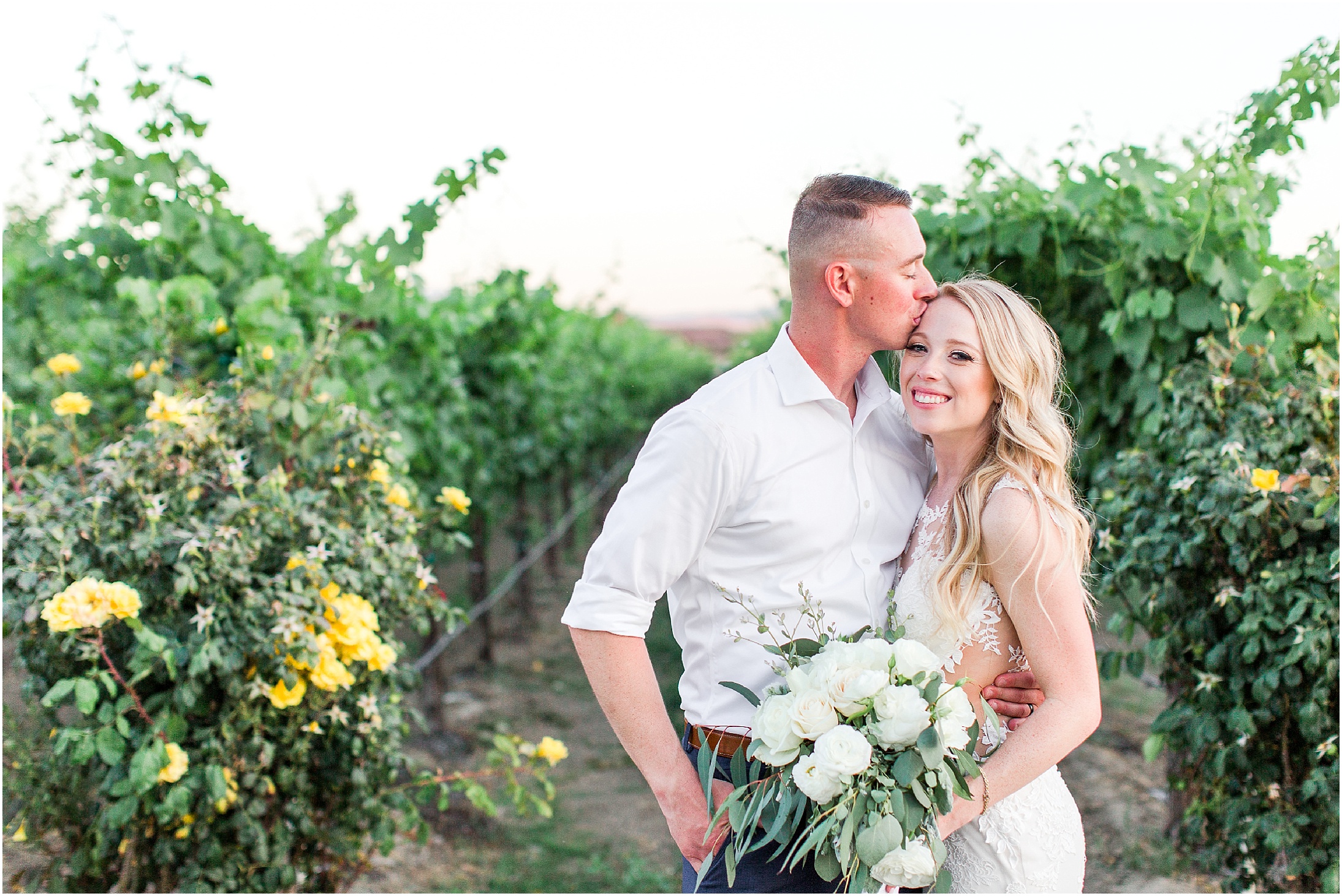 Windmill Ridge Winery Tracy California Blush Wedding Vineyard,