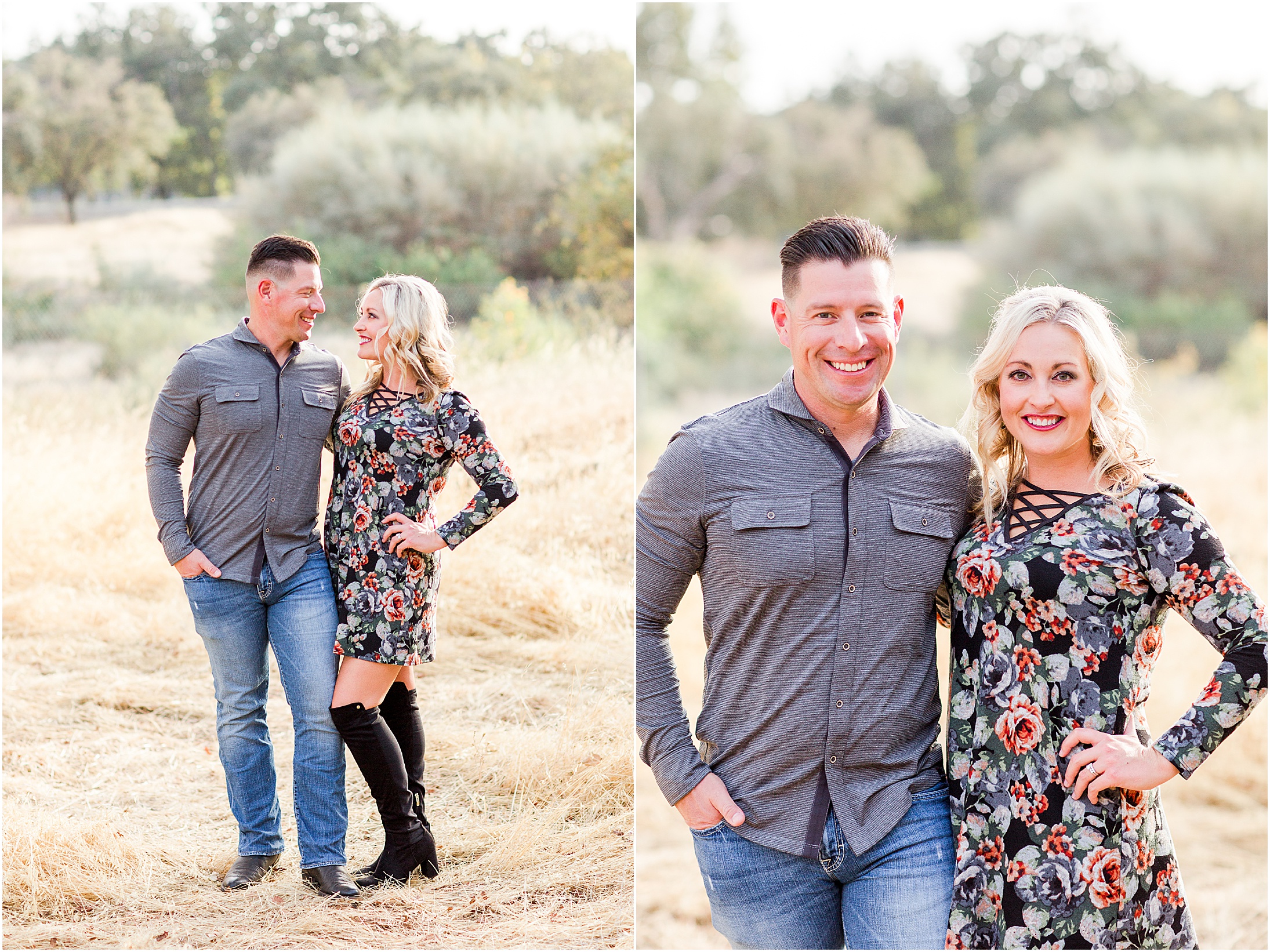 Upper Bidwell Park Chico California Fall Familiy Portraits Parents Couples,