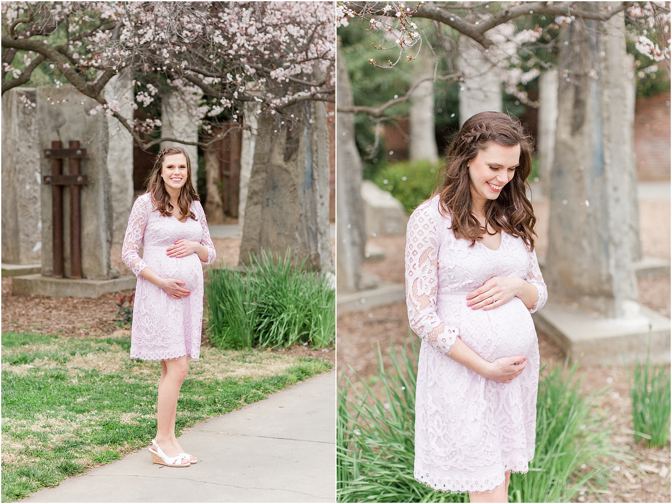 California State University Chico-Spring Blossoms-Maternity Session,