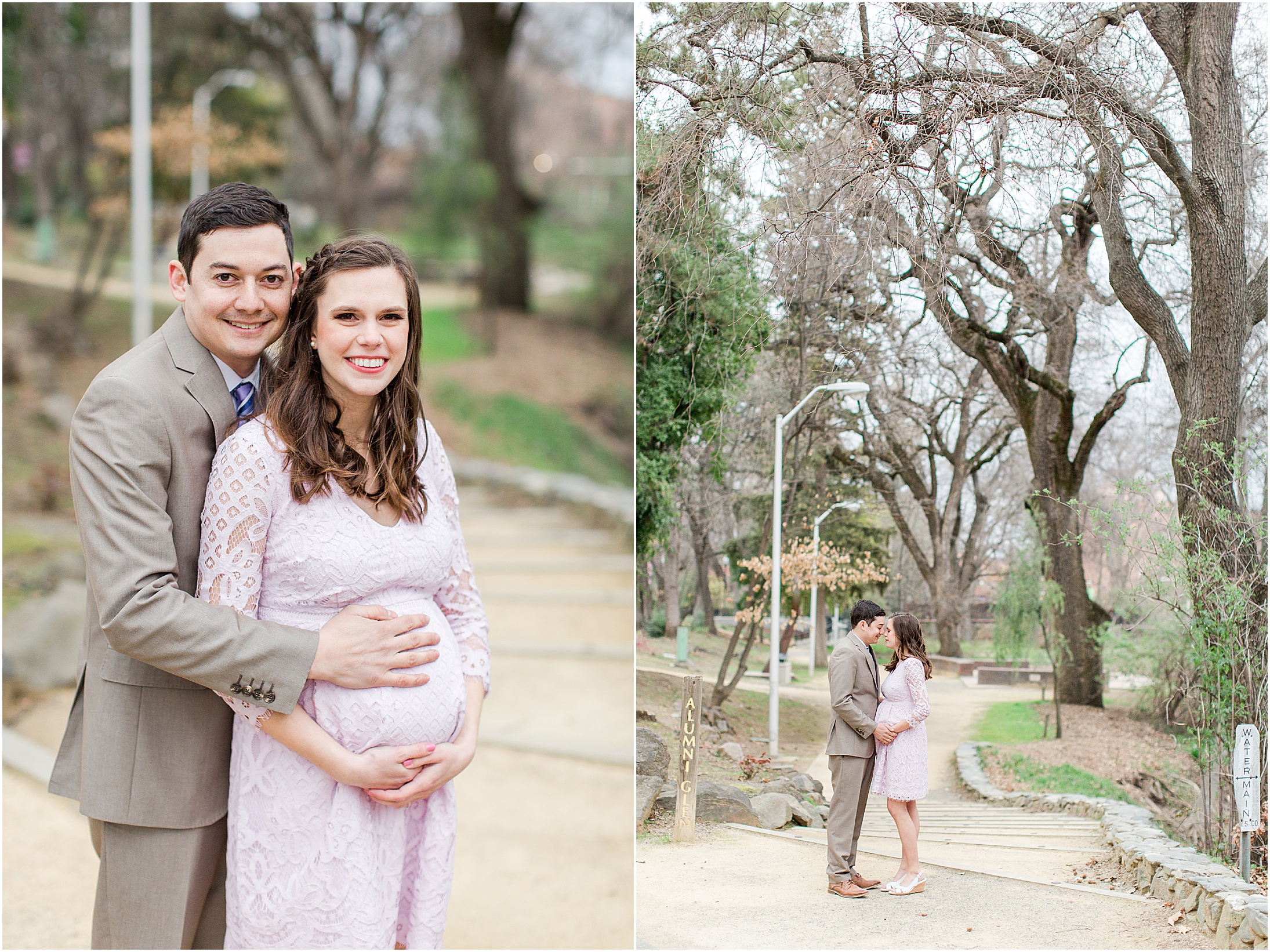 California State University Chico-Spring Blossoms-Maternity Session,