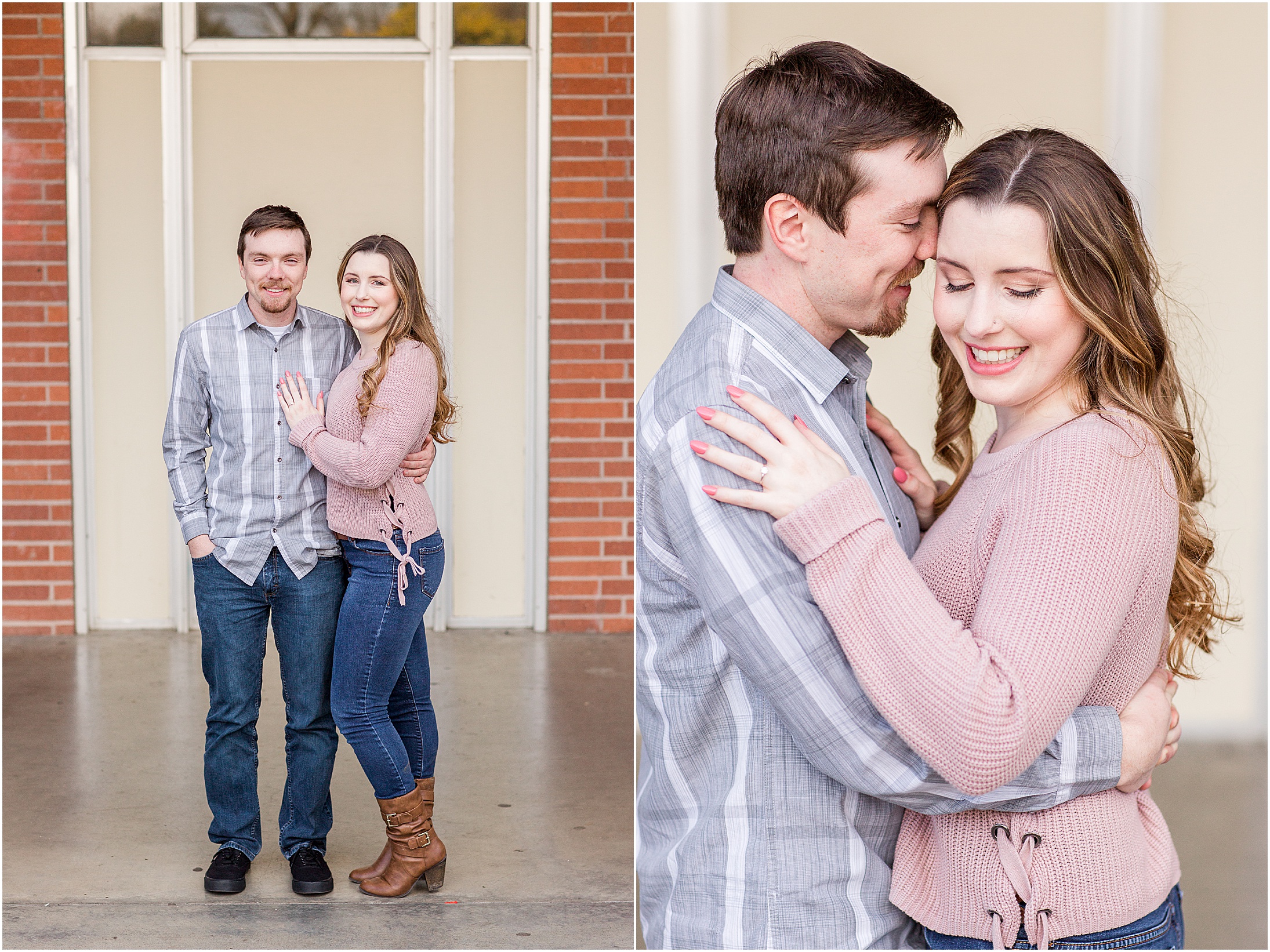 High School Sweethearts Spring Engagement Session Chico California,
