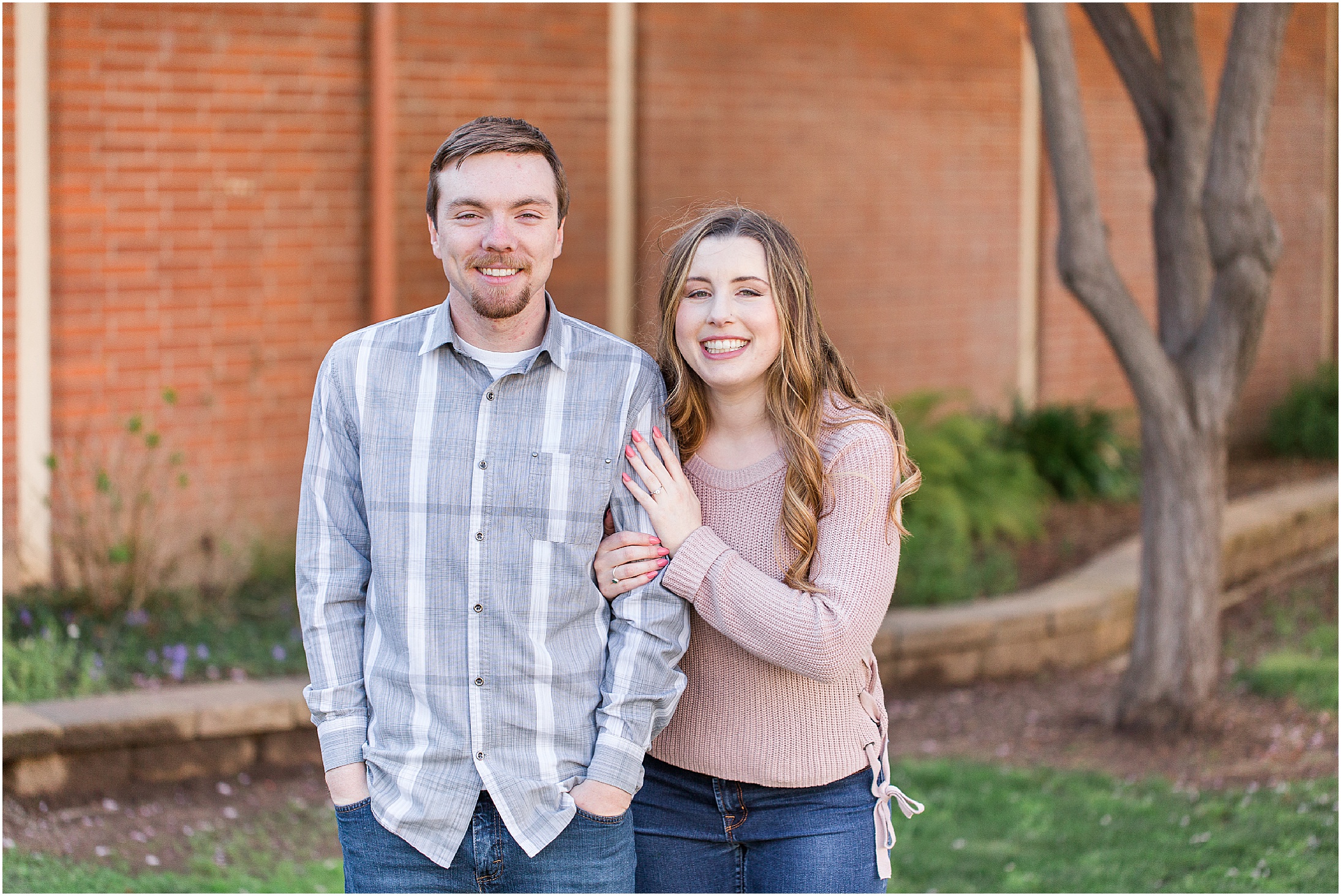 High School Sweethearts Spring Engagement Session Chico California,