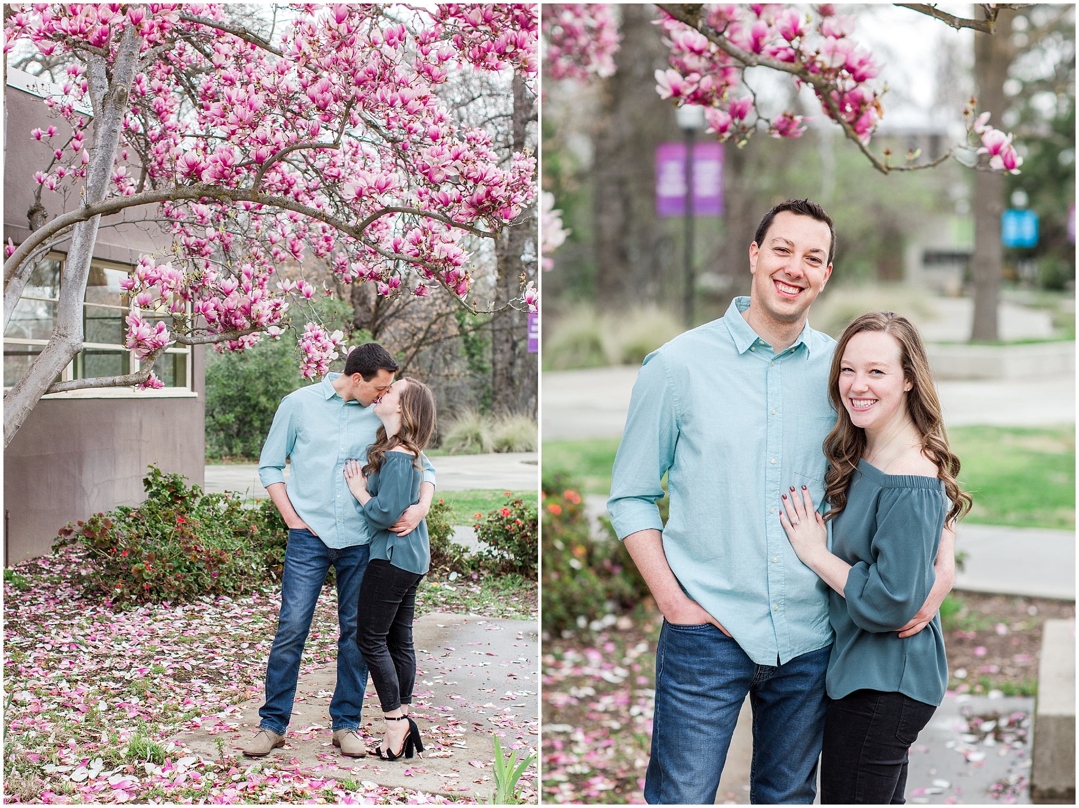 California State University Chico Spring Upper Bidwell Park Engagement Session,