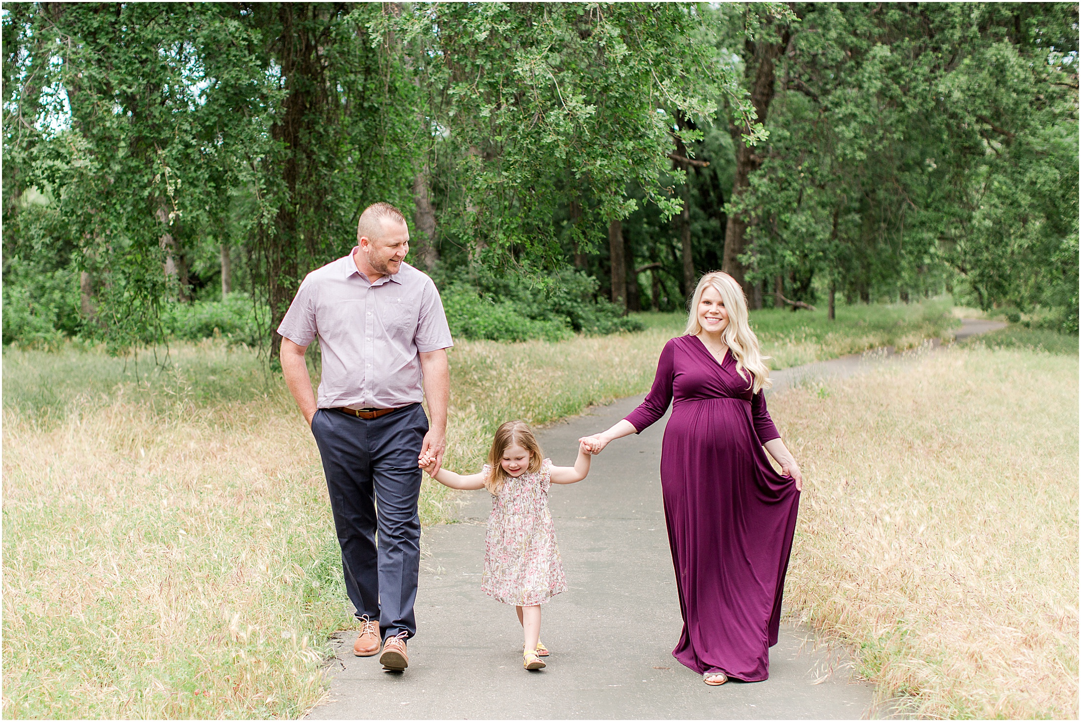 Bidwell Park Family Maternity Session Big Sister,