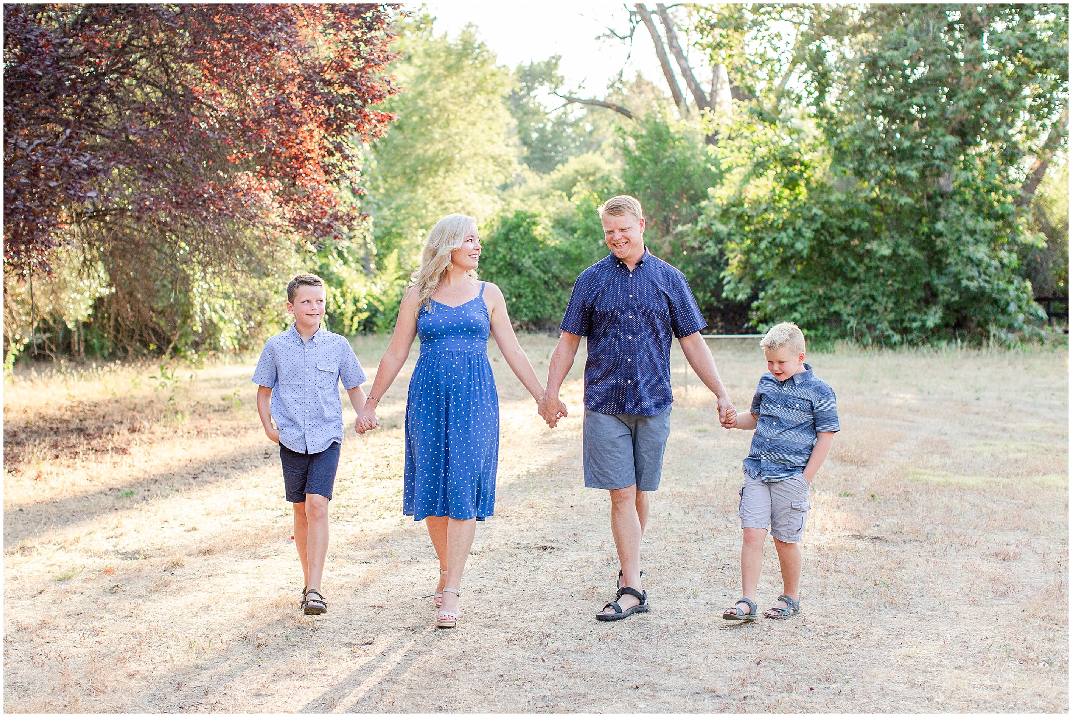 Family Session in Blues Chico California,