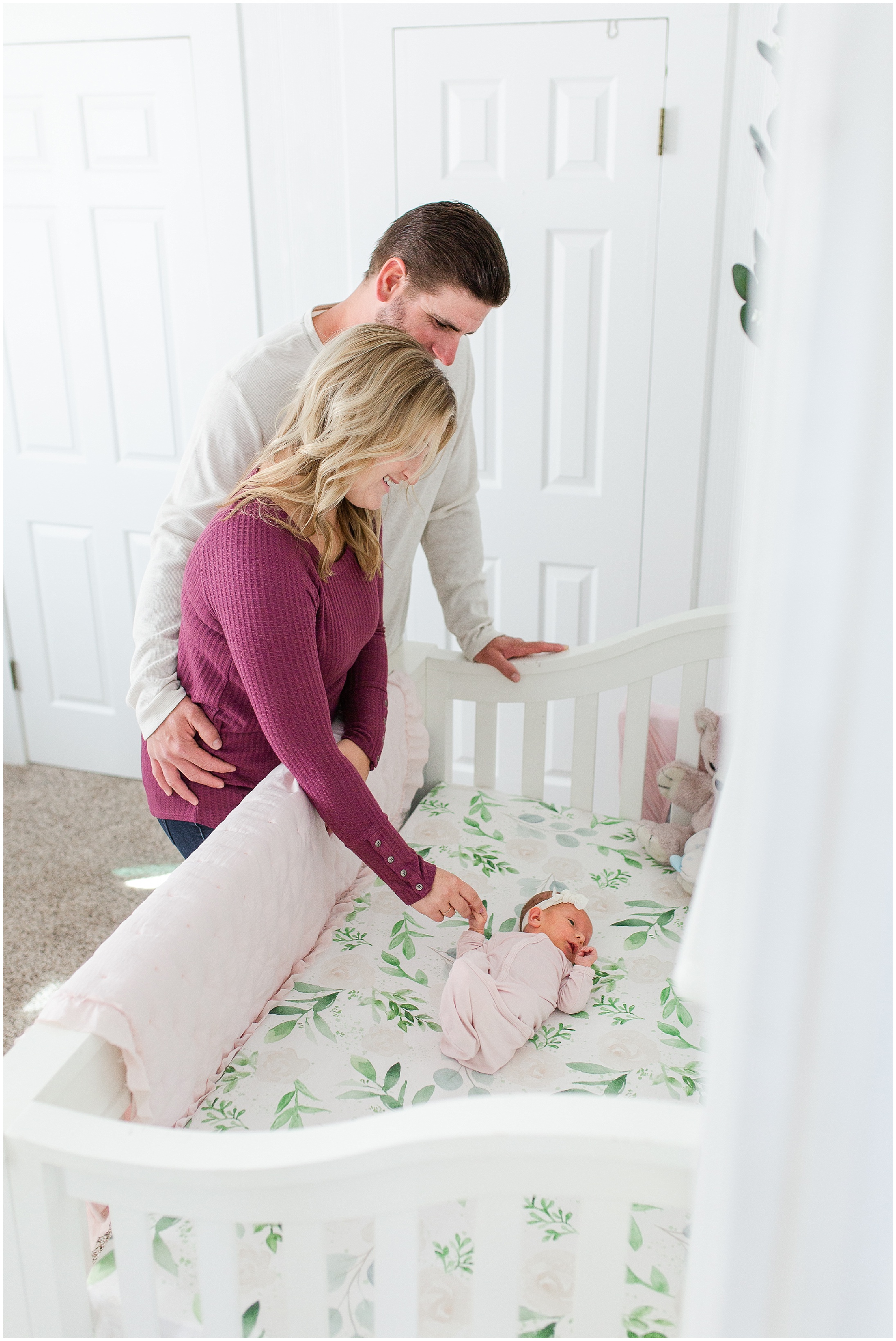 In Home Newborn Lifestyle Session Willows California,