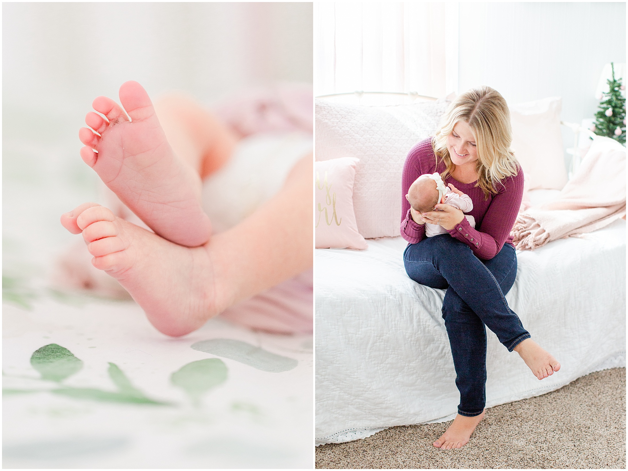 In Home Newborn Lifestyle Session Willows California,