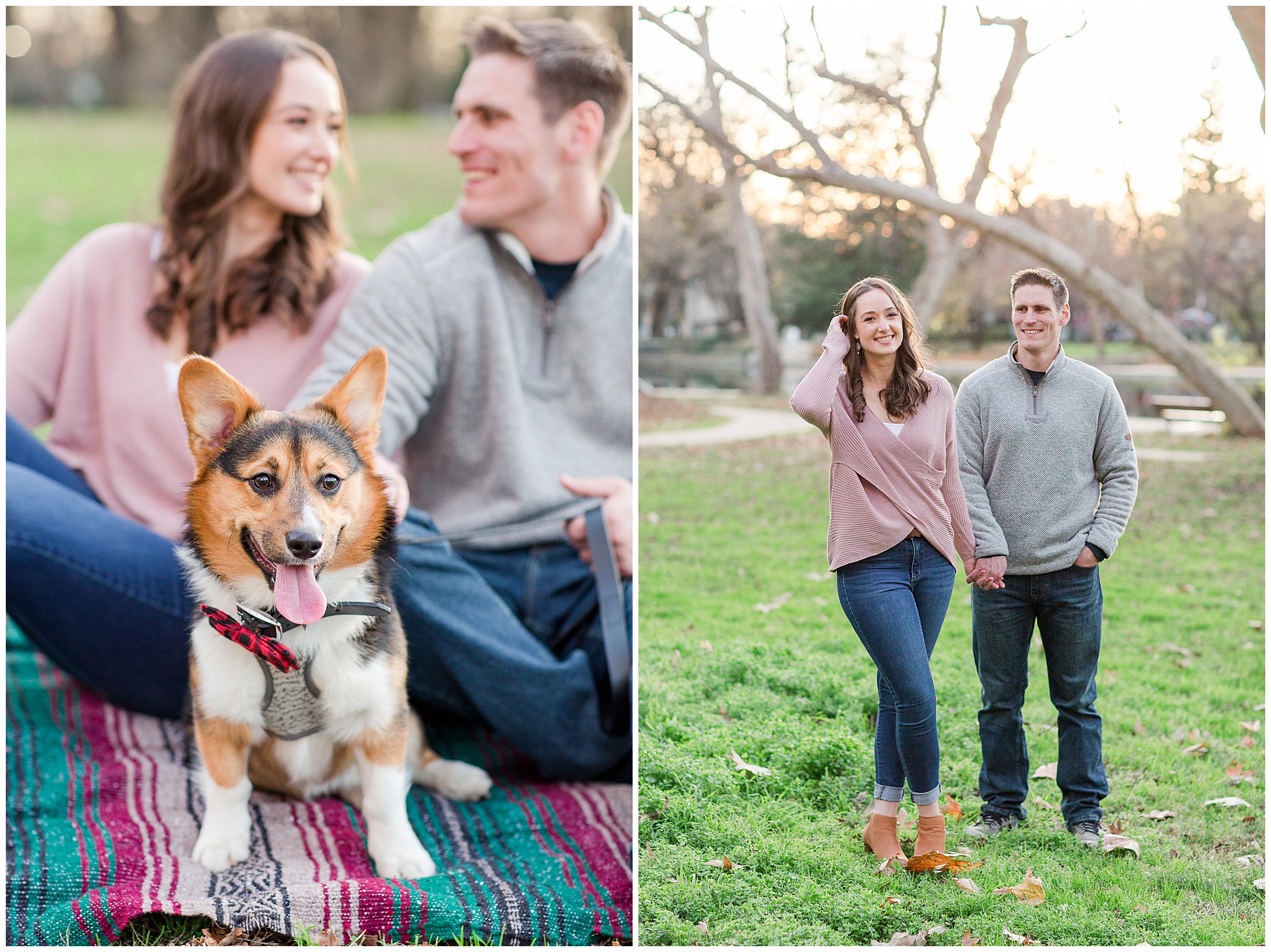 California State University Chico Engagement Session Winter,