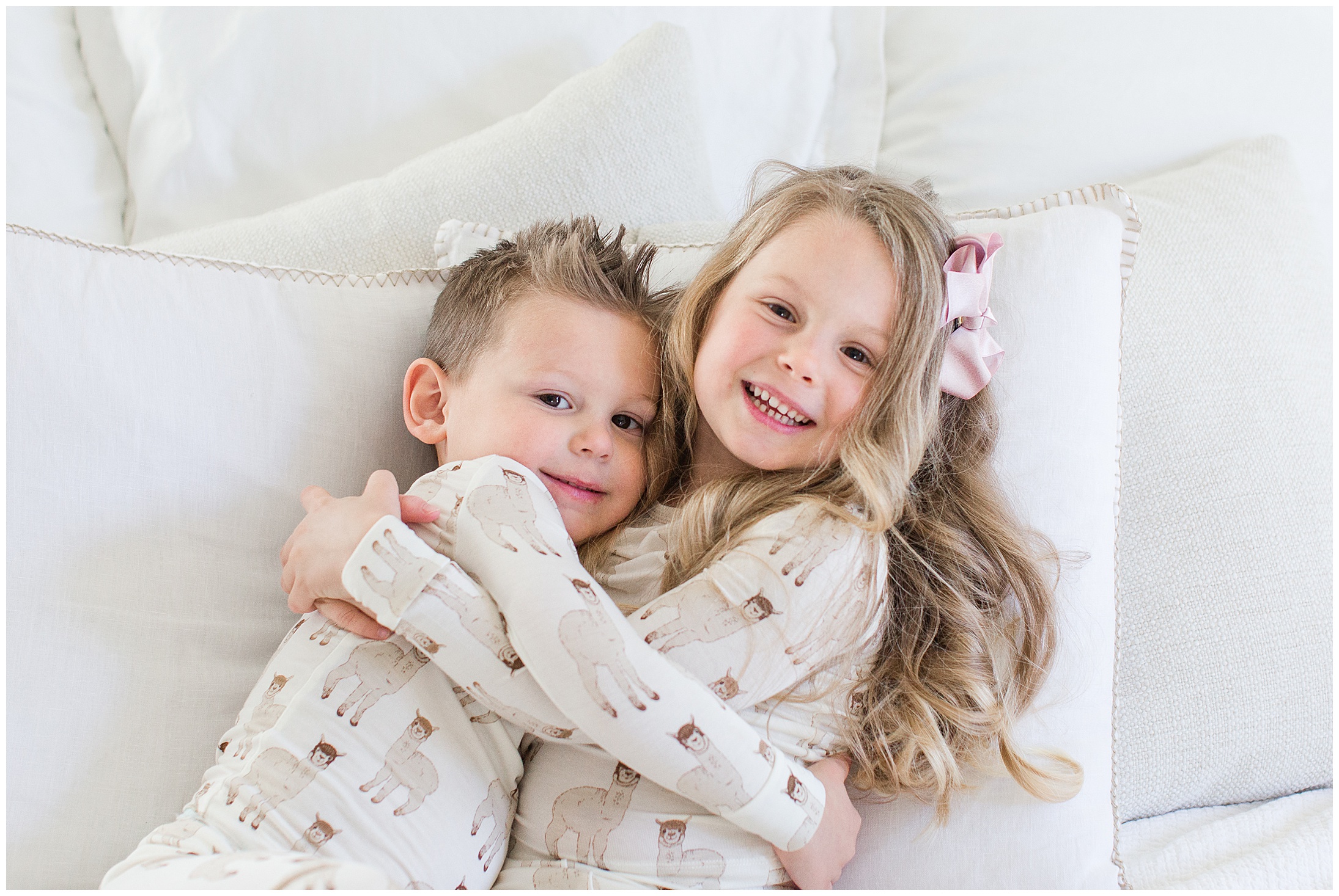 Lifestyle Siblings Christmas Pajama Neutrals,