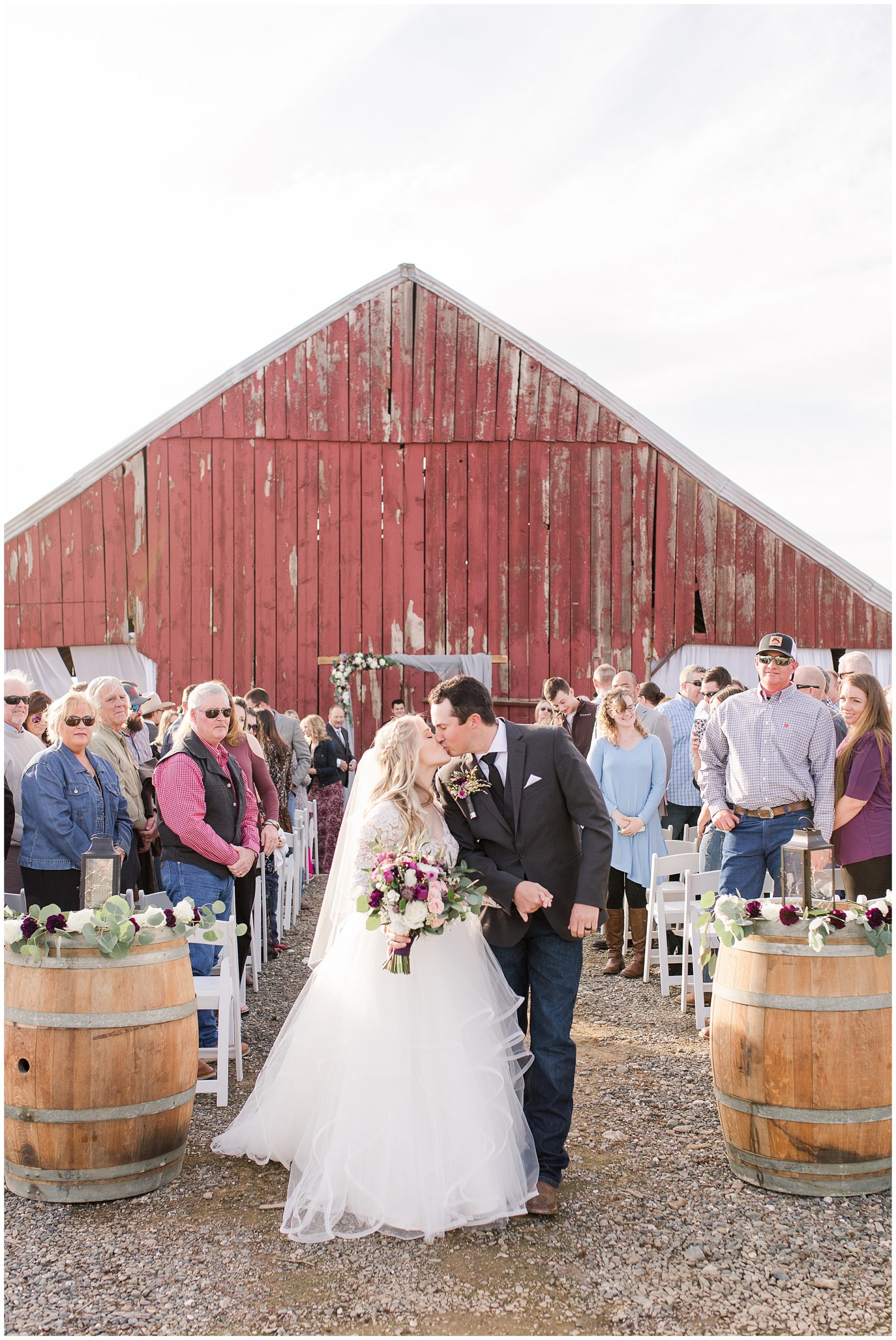 Country Wedding Willows California Red Barn Pole Barn Rustic Cowboy Boots,