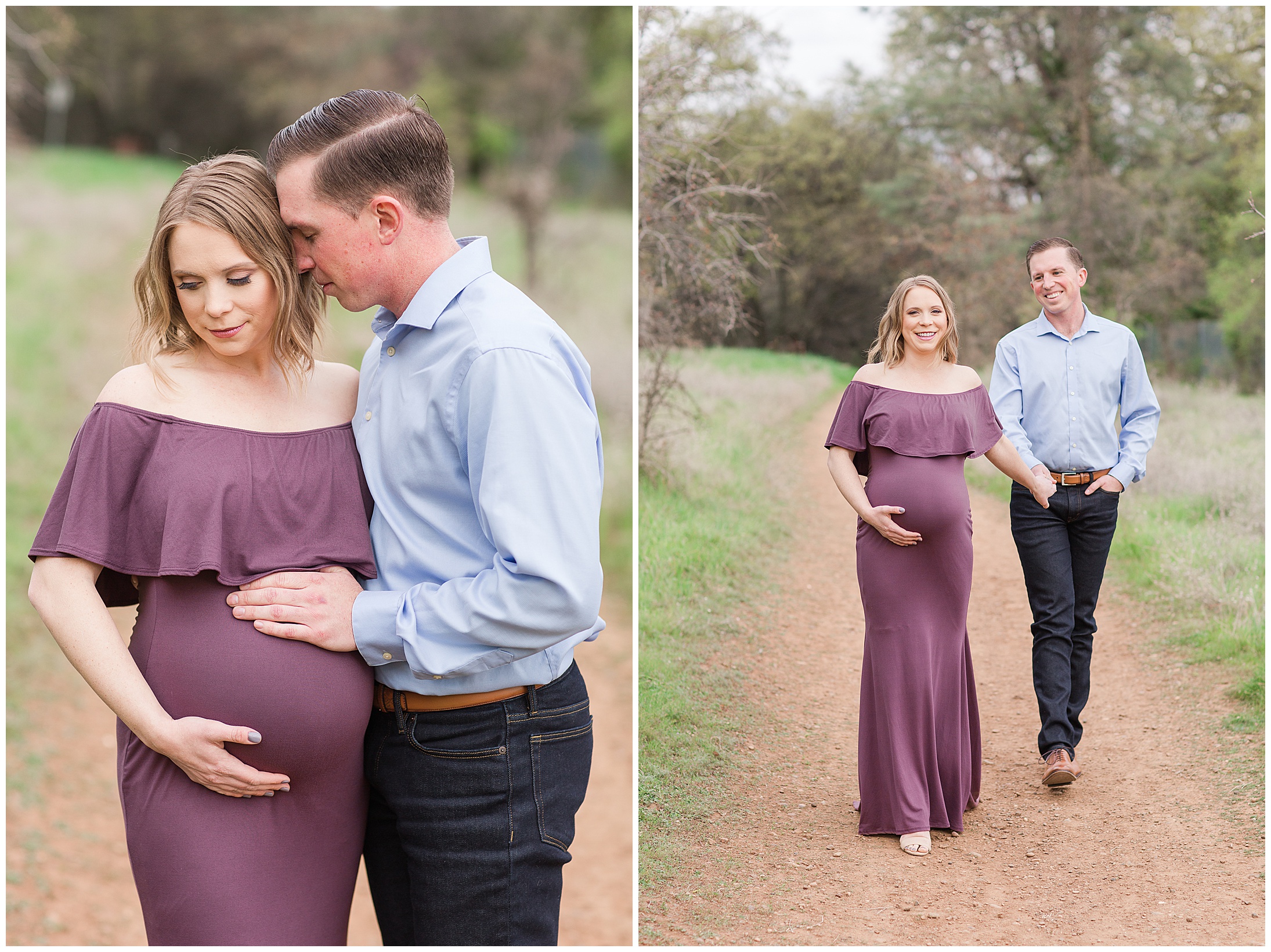Upper Bidwell Park Maternity Session Wildflowers Spring,