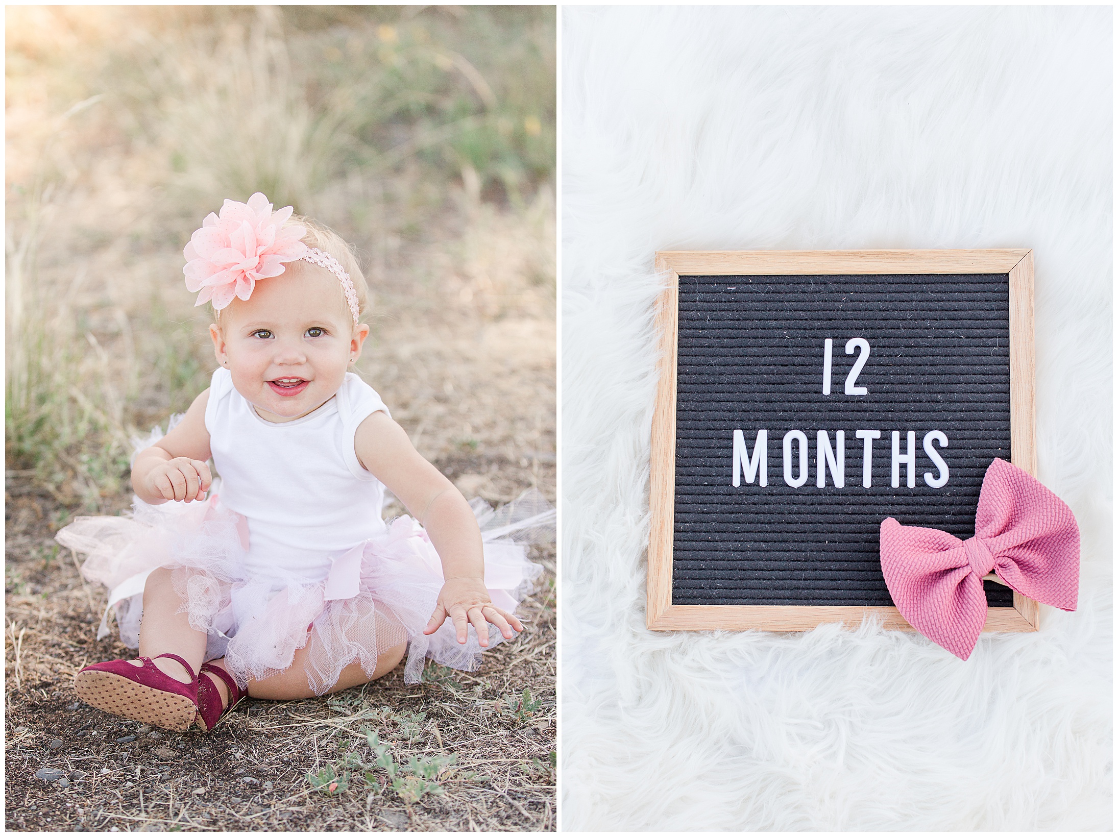 One Year Old Birthday Grass Field Chico California Mommy and Me Rocking Chair Blanket Letterboard Headband,