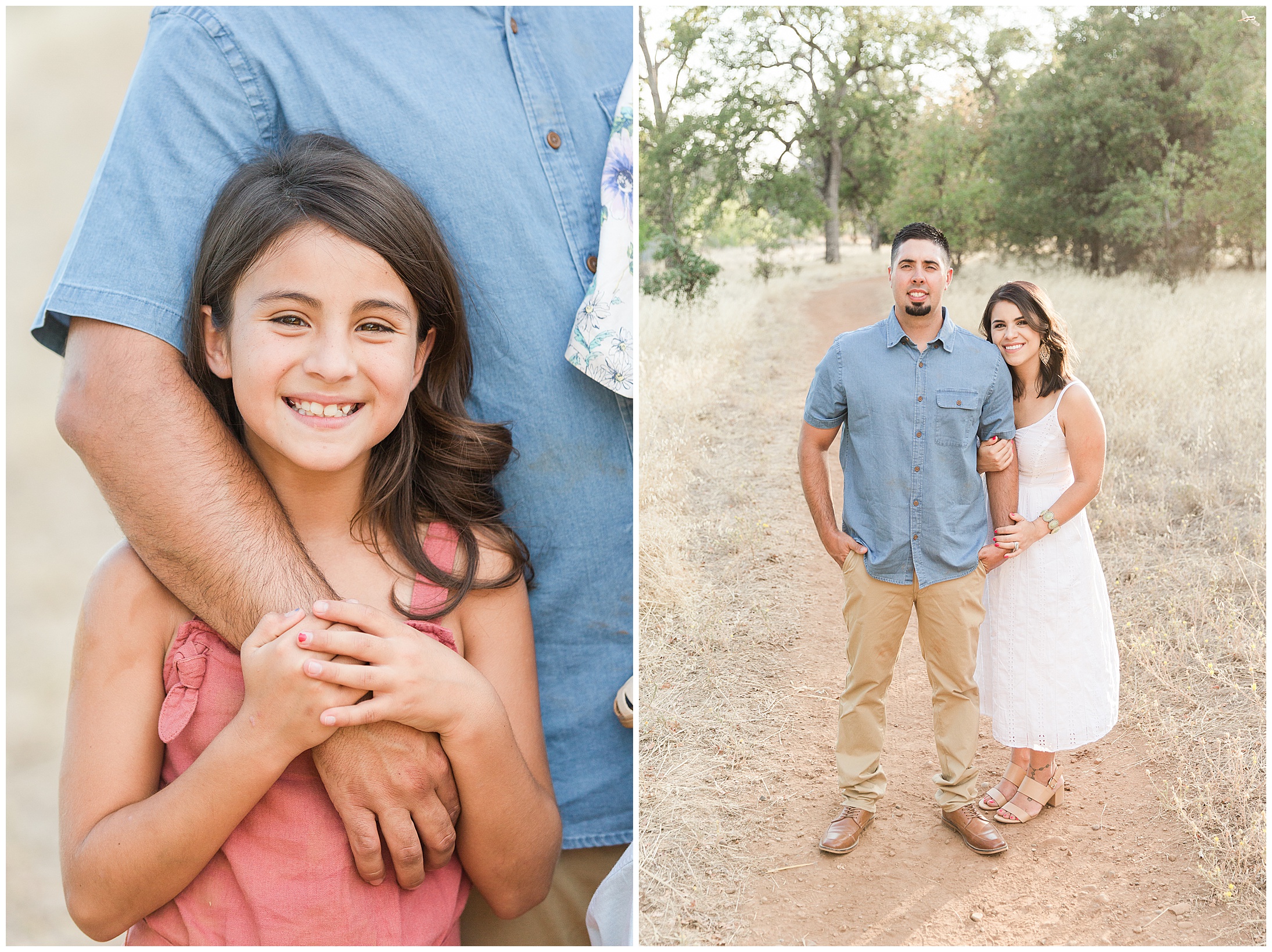 Upper Bidwell Park Chico CA Family Session Light Pastels,