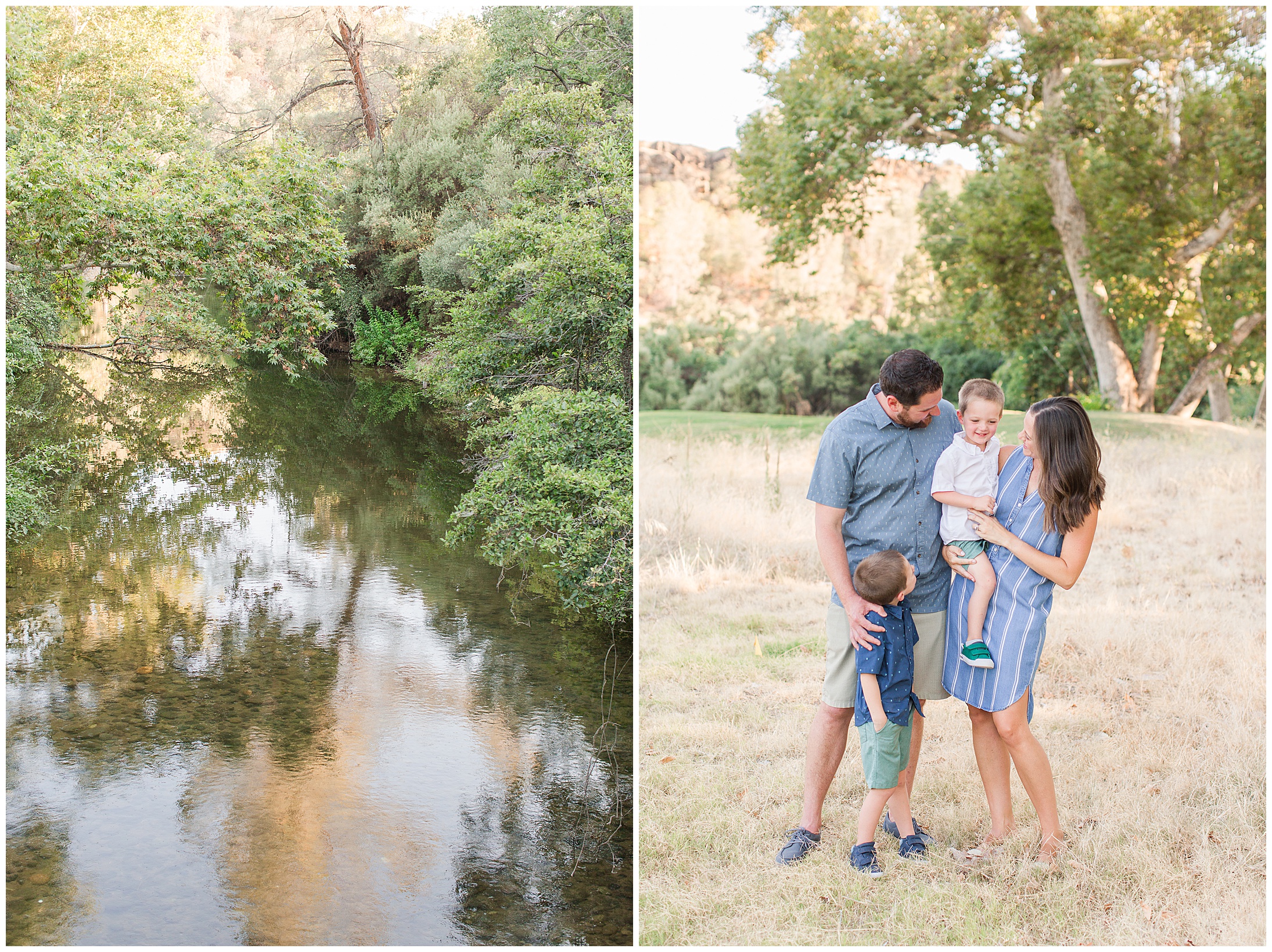 Bidwell Park Golf Course Family Session Summer,