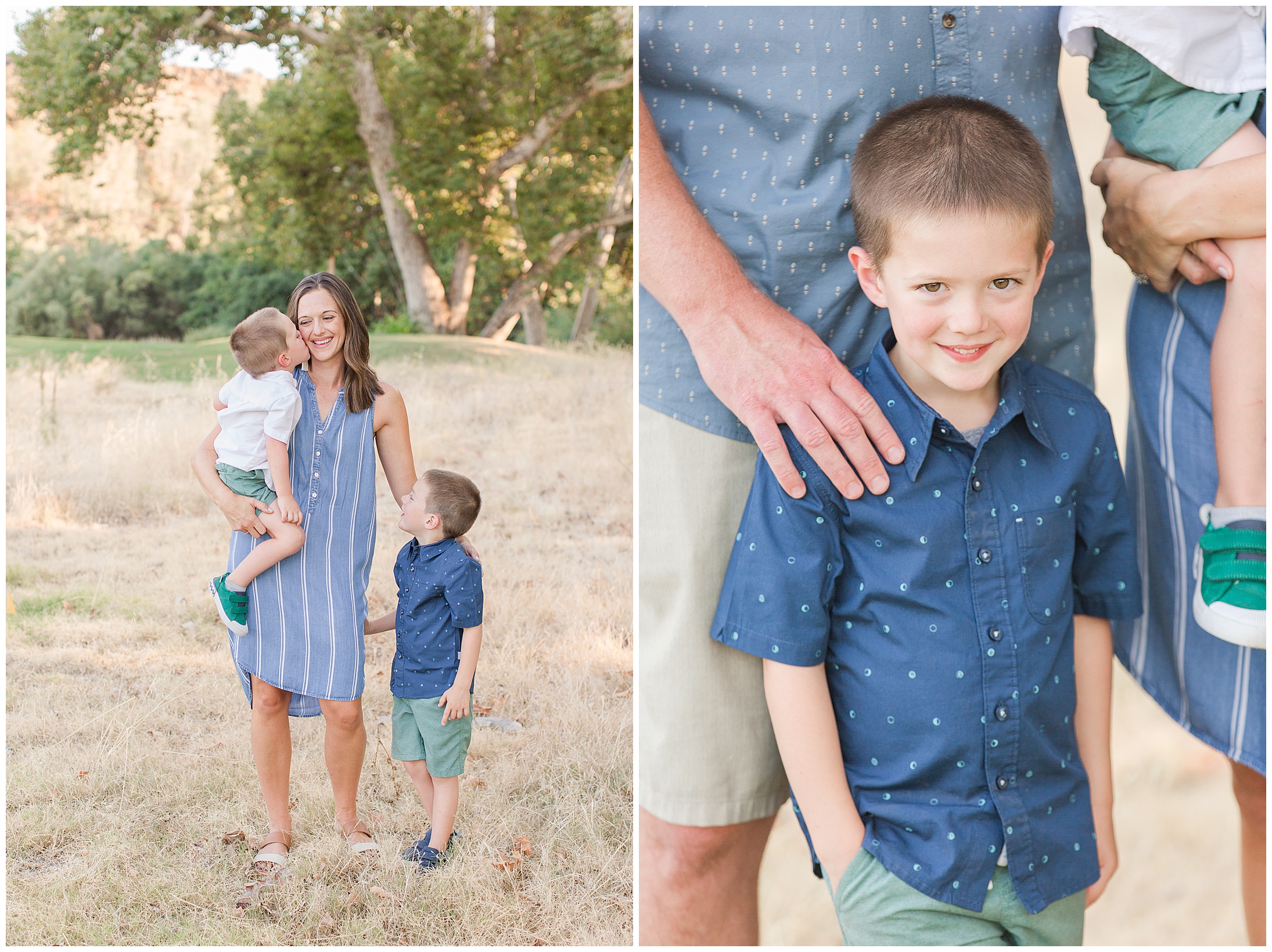 Bidwell Park Golf Course Family Session Summer,