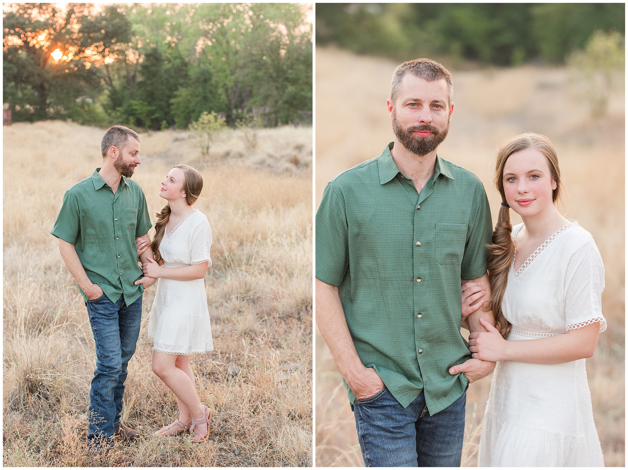 Grass Fields Fall Family Session Chico CA September,