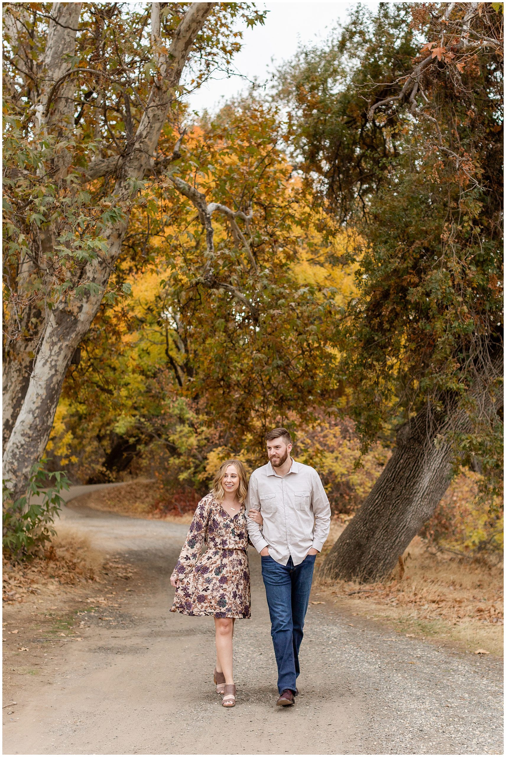 Bidwell Park Golf Course Chico CA Upper Park Couple Session Fall,