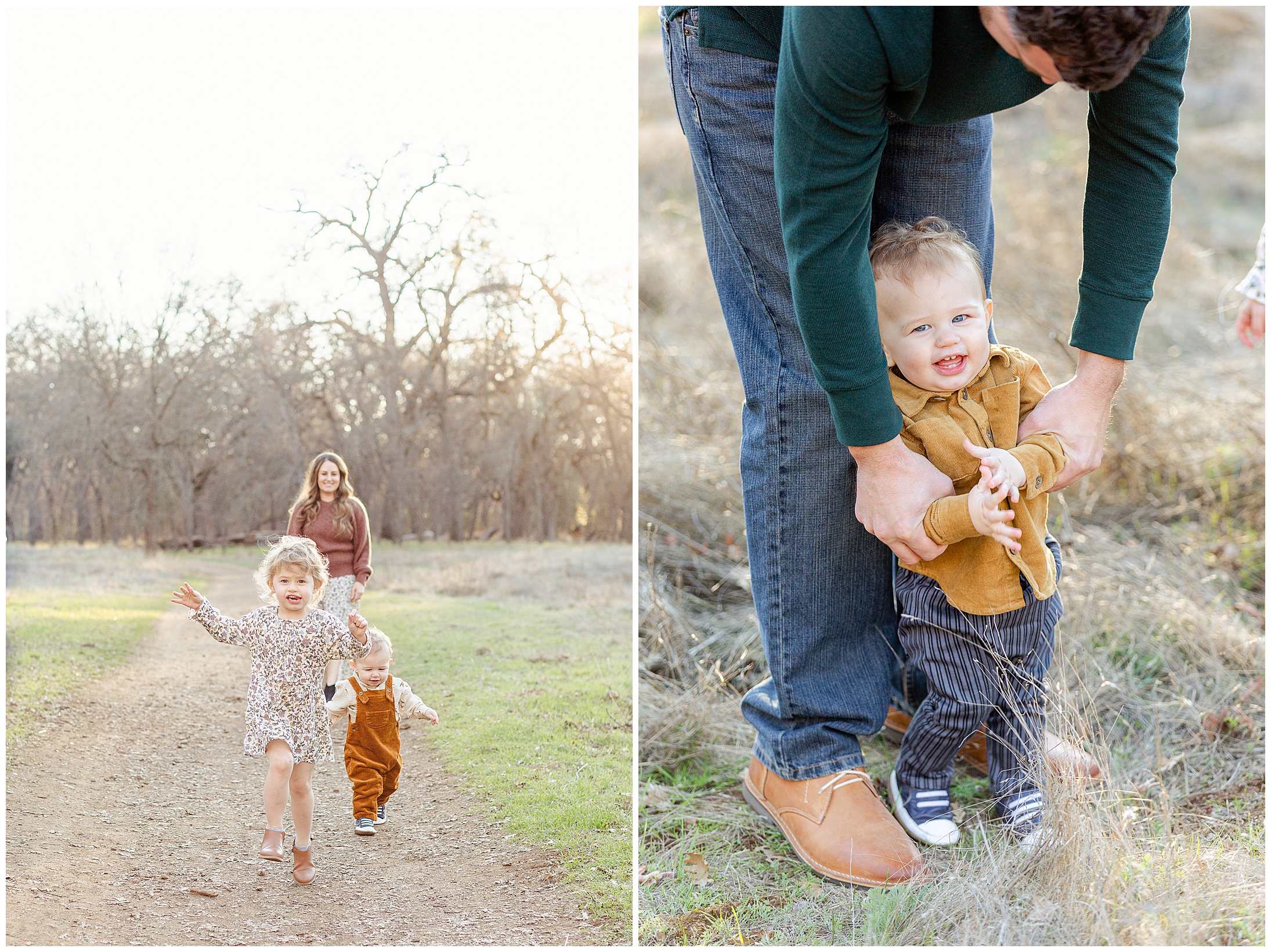 One Year Old Birthday Family Session Bidwell Park Chico CA,