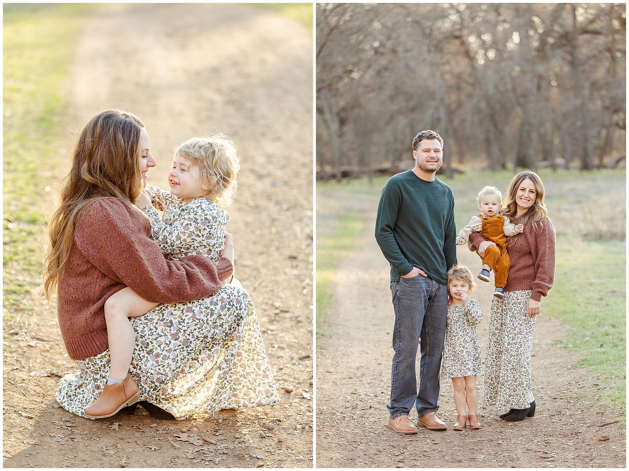 One Year Old Birthday Family Session Bidwell Park Chico CA,