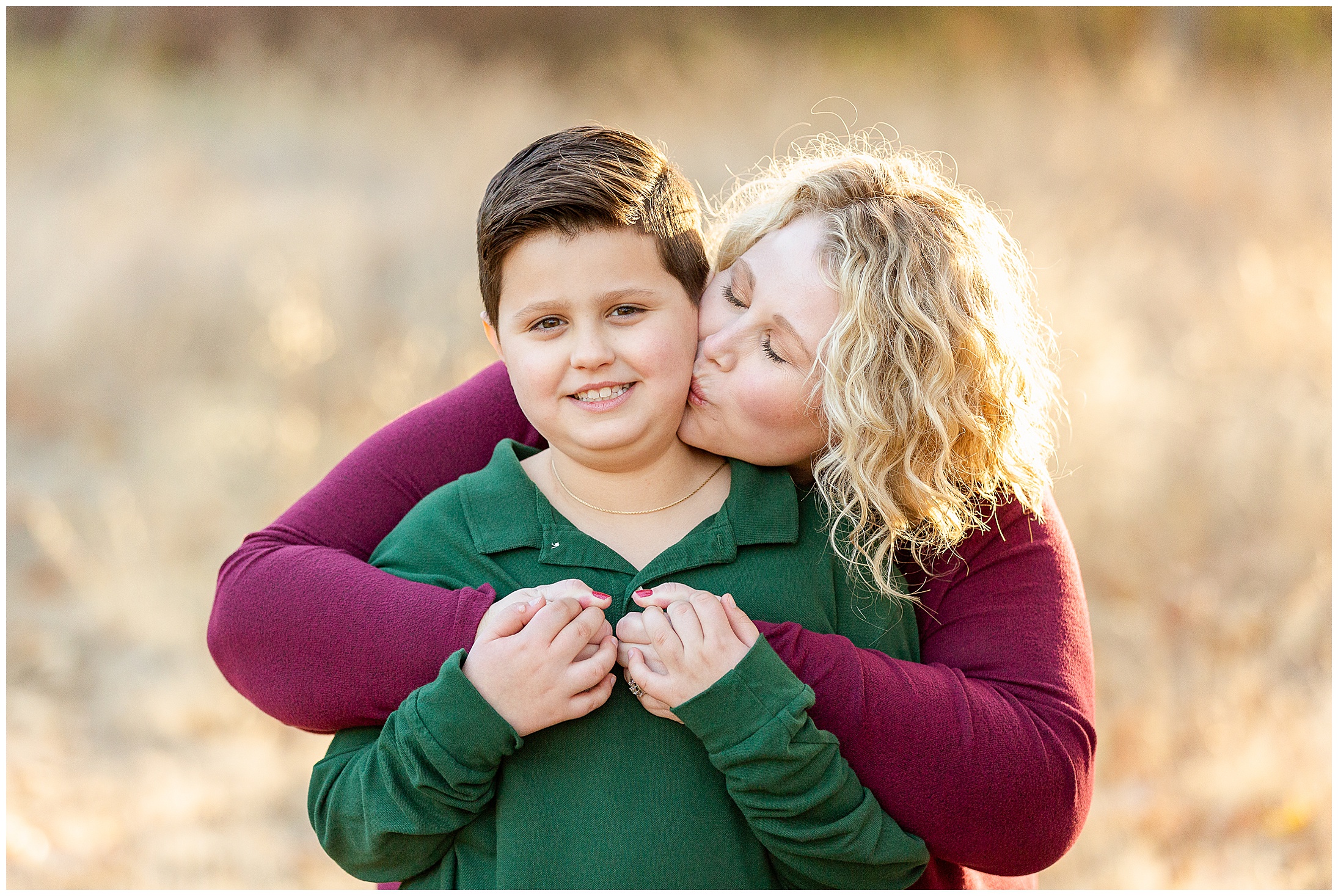 Bidwell Park Golf Course Family Session Winter,