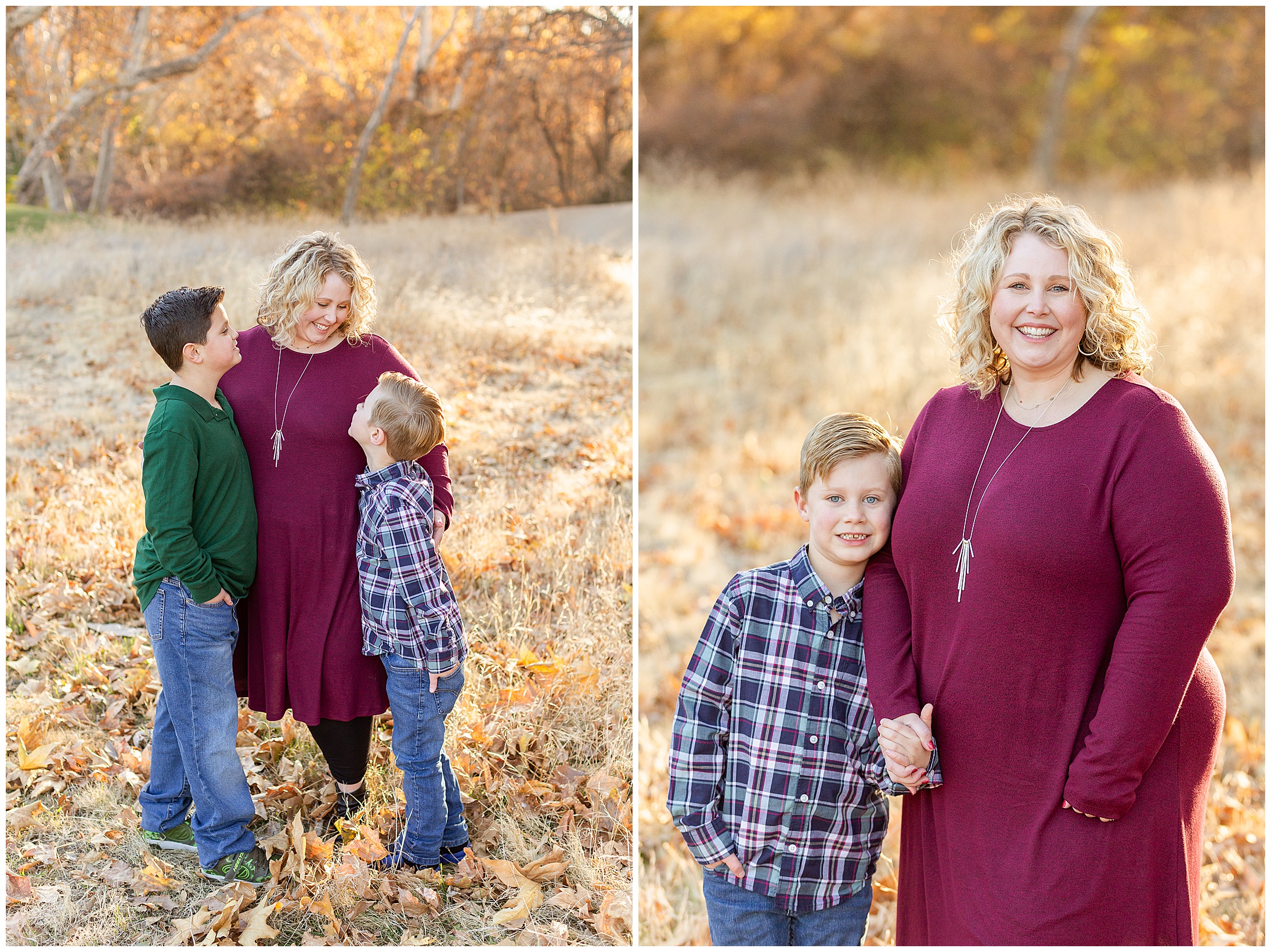 Bidwell Park Golf Course Family Session Winter,