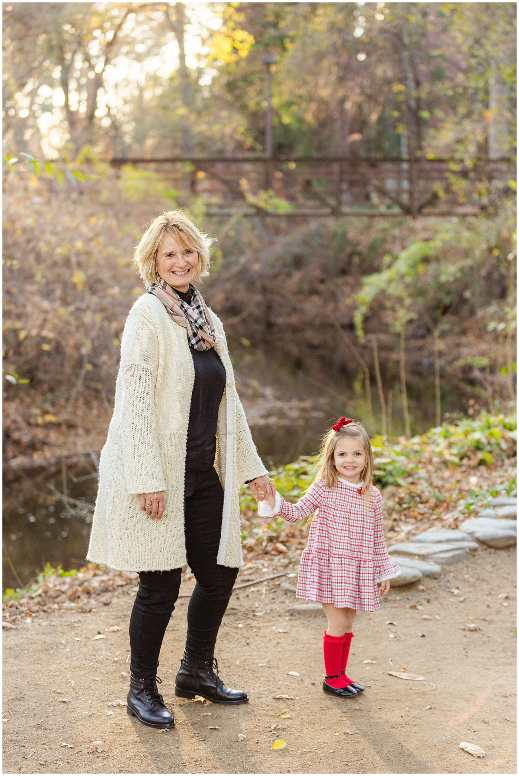 California State University Chico Family Session Winter December Holiday Dress,