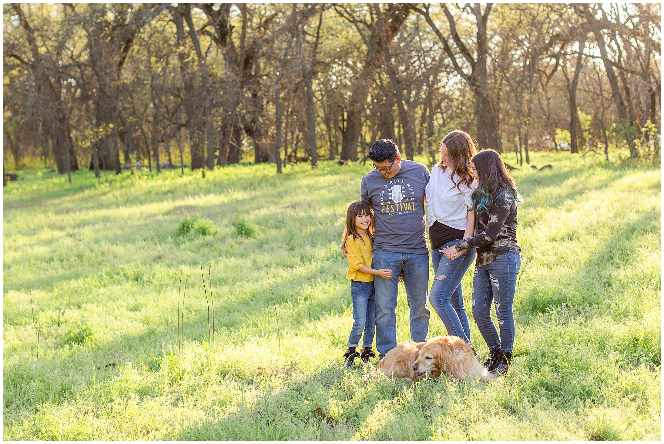 Bidwell Park Family Session Dog,