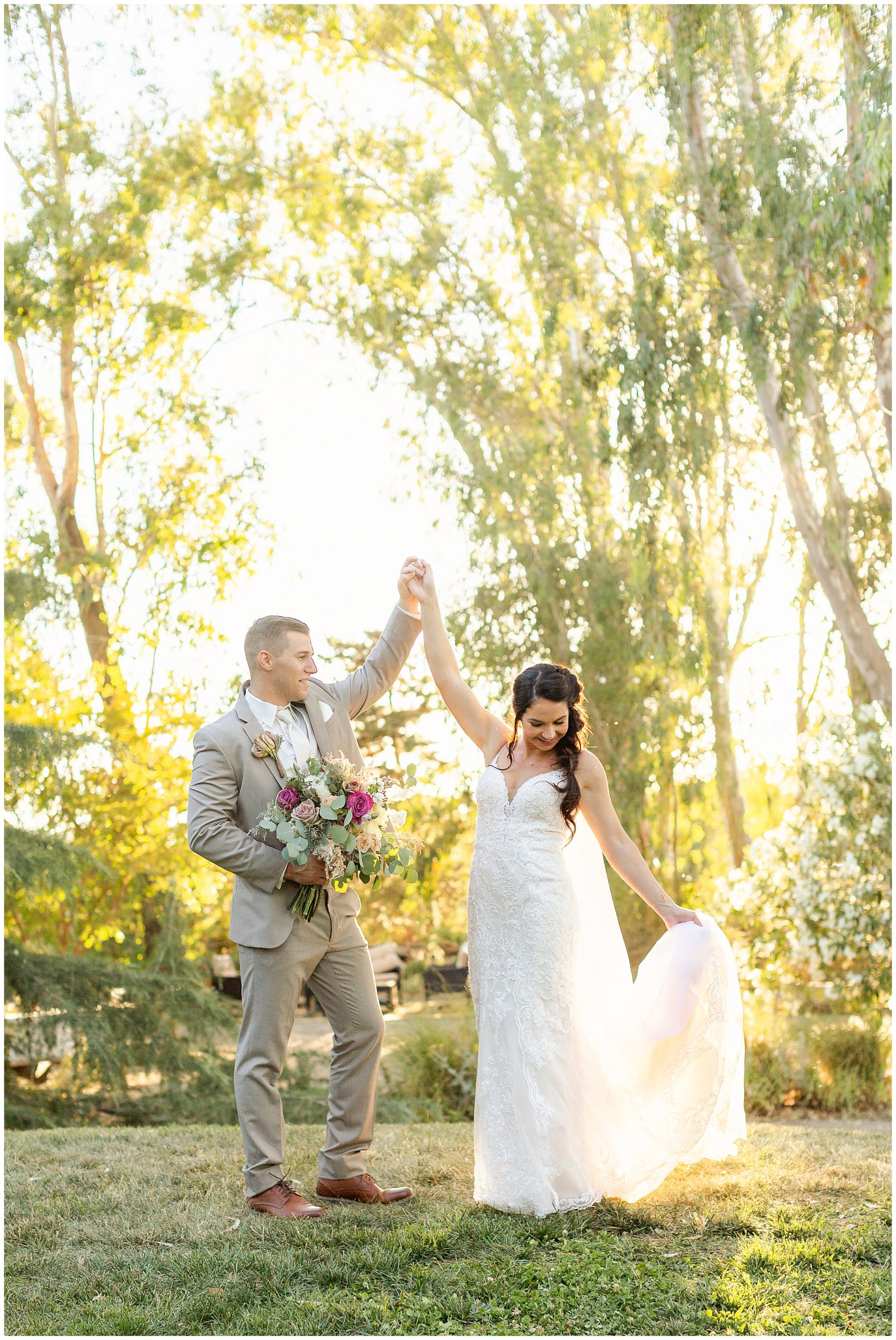 Twirl and Dance on Your Wedding Day | Lauren + Sean