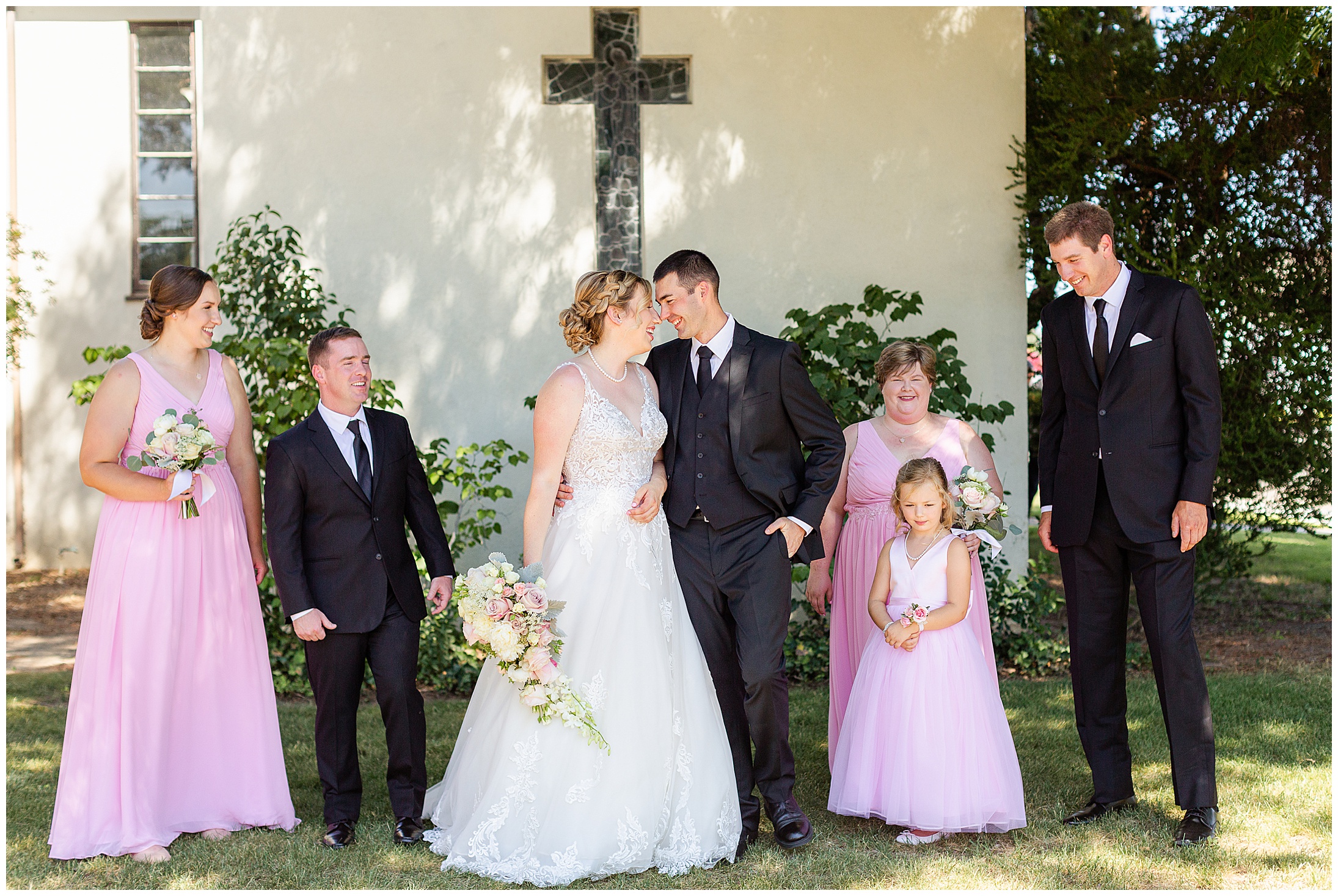 Federated Church Wedding Orland CA Cross Maggie Sottero Wedding Dress,
