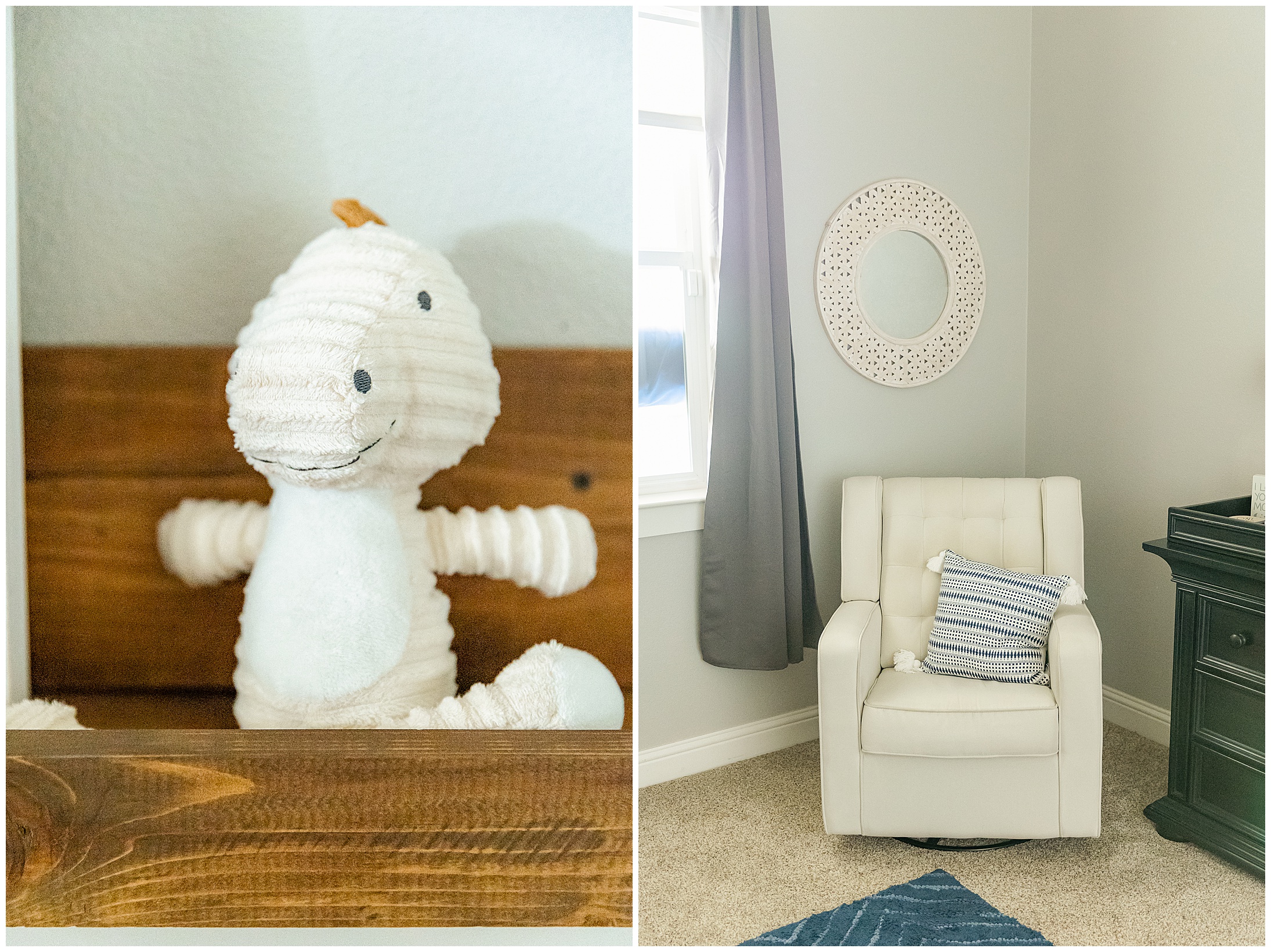 Newborn In-Home Lifestyle Session August Brothers Nursery Master Bedroom,