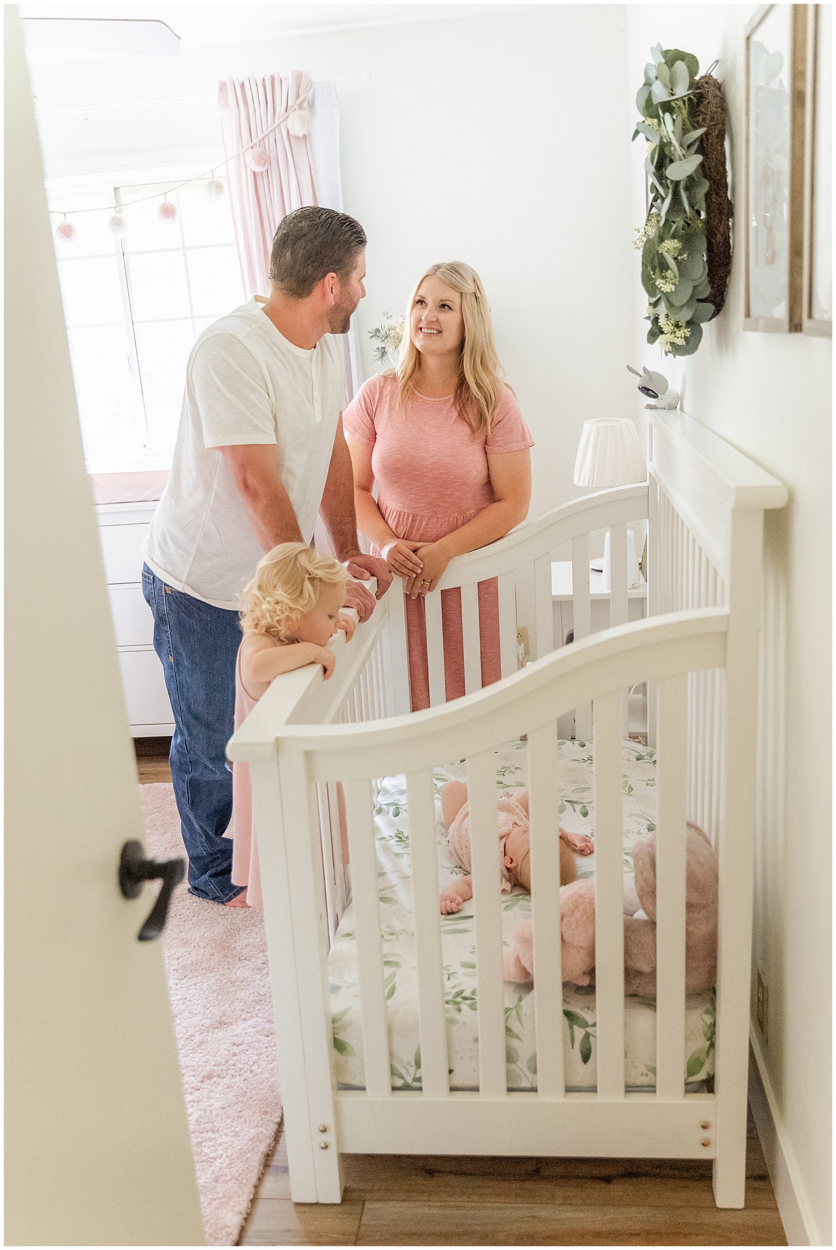 In Home Lifestyle with Baby In Crib | Deidre + Jake