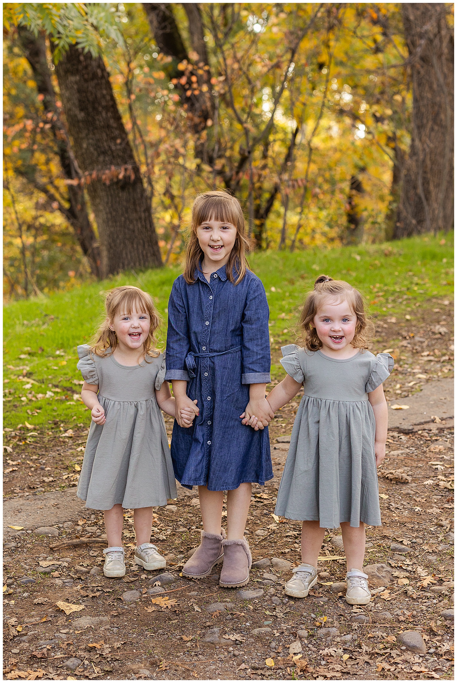 Sisters in Upper Park Twins | Katie + Dustin's Little Ladies