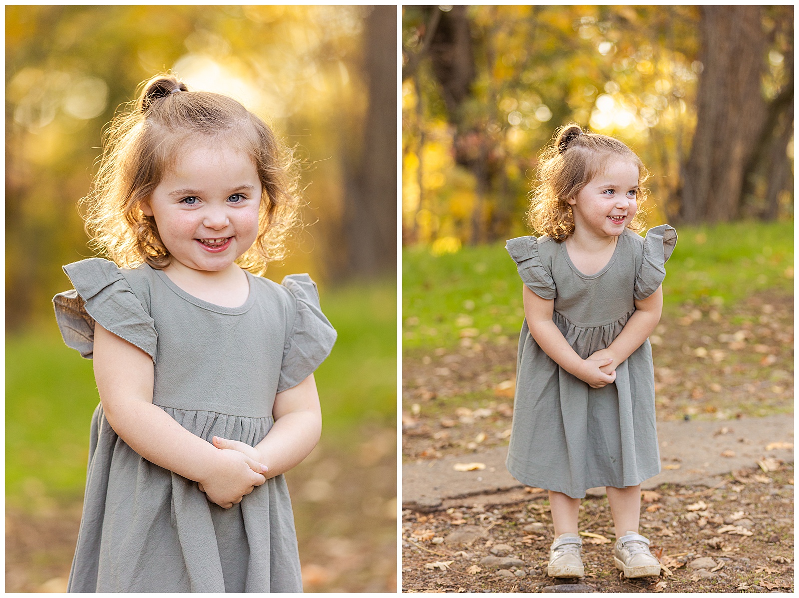 Upper Bidwell Park Chico CA Family Session Sisters Twins Fall November,