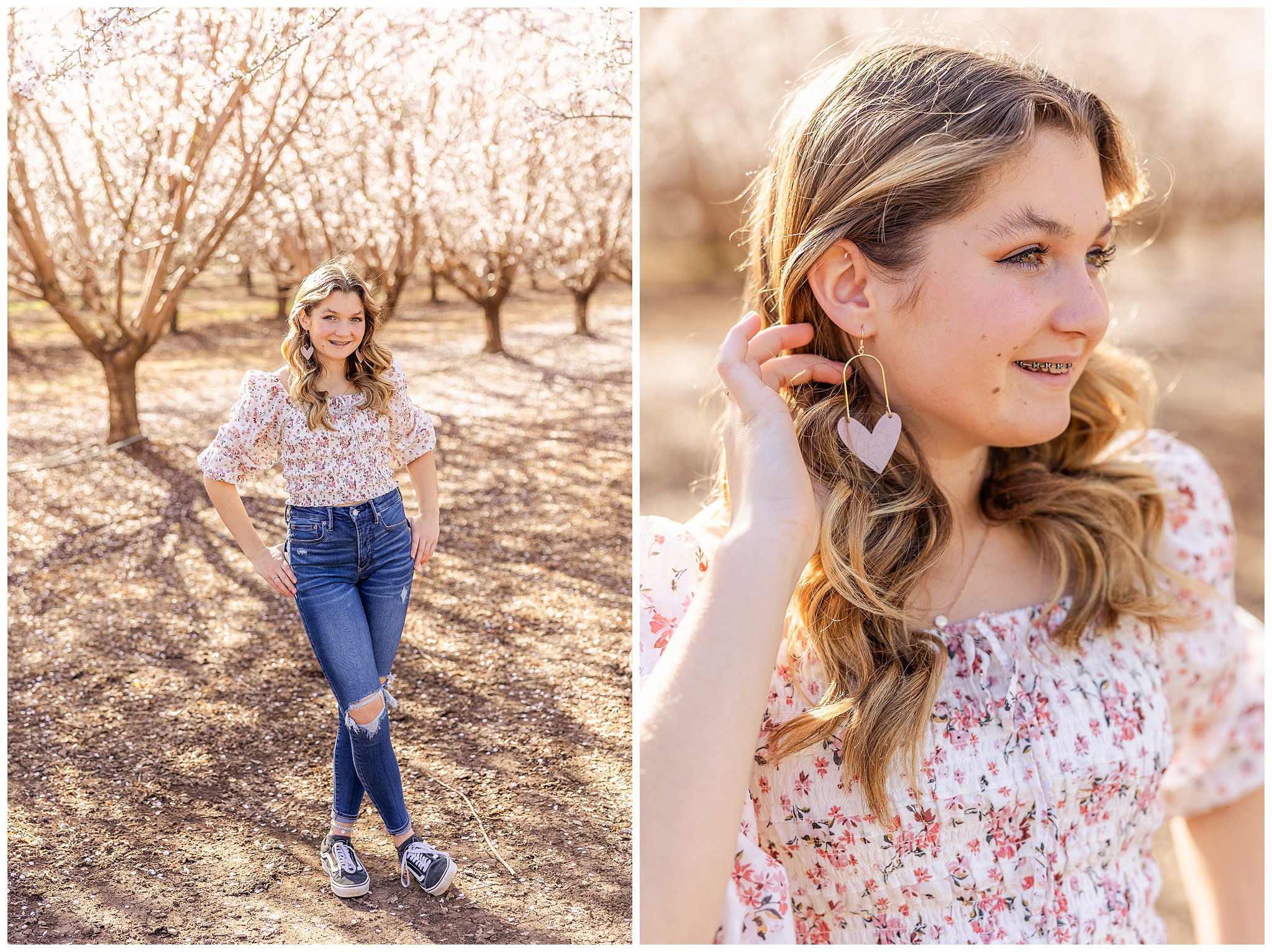 Almond Blossom Mini Sessions February Spring Family Baby Annoucement Siblings Orchard Flowers,