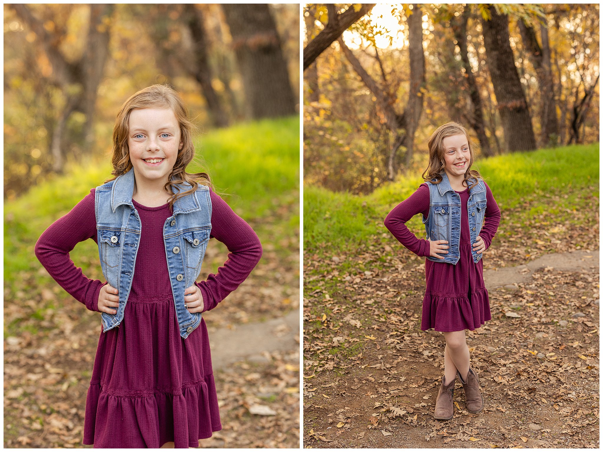 Upper Bidwell Park Chico CA Family Session Extended Family Fall November,