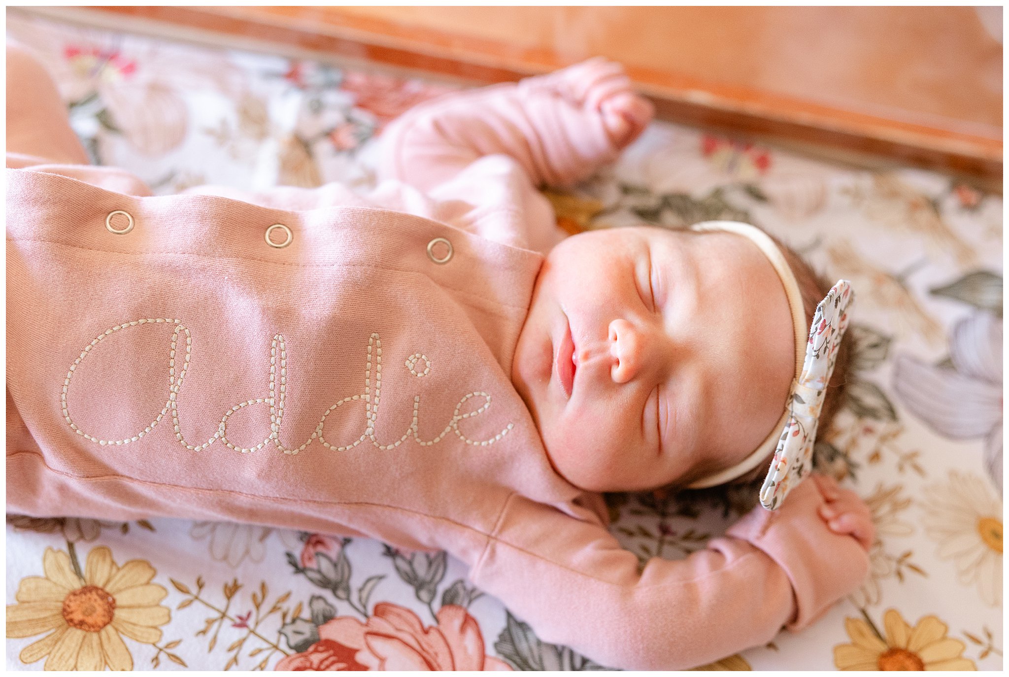 Fresh 48 Newborn Photography Baby Girl Gender Reveal,