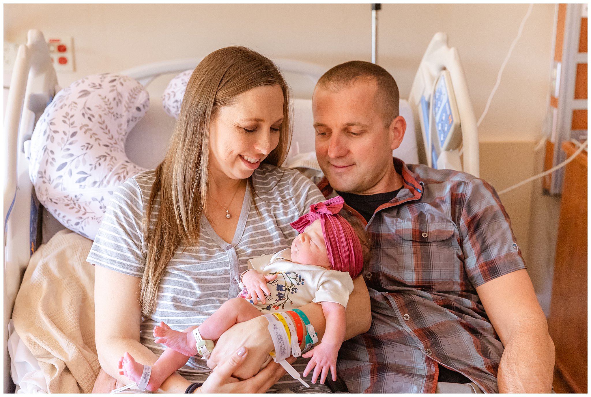 Fresh 48 Newborn Photography Baby Girl Gender Reveal,