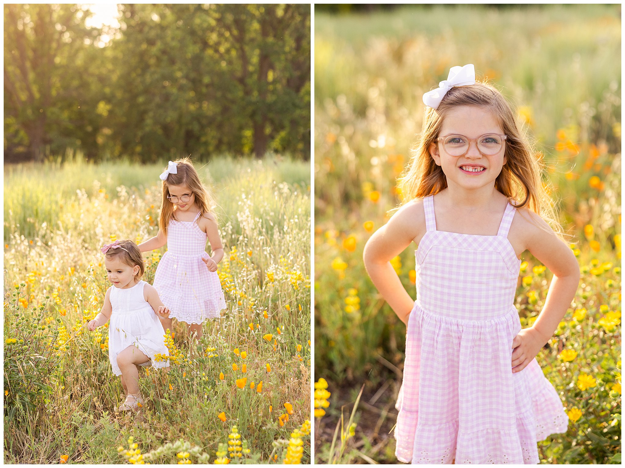 Wildflower Mini Sessions Chico CA Spring April California Poppy Yellow Lupin Family Maternity Cake,