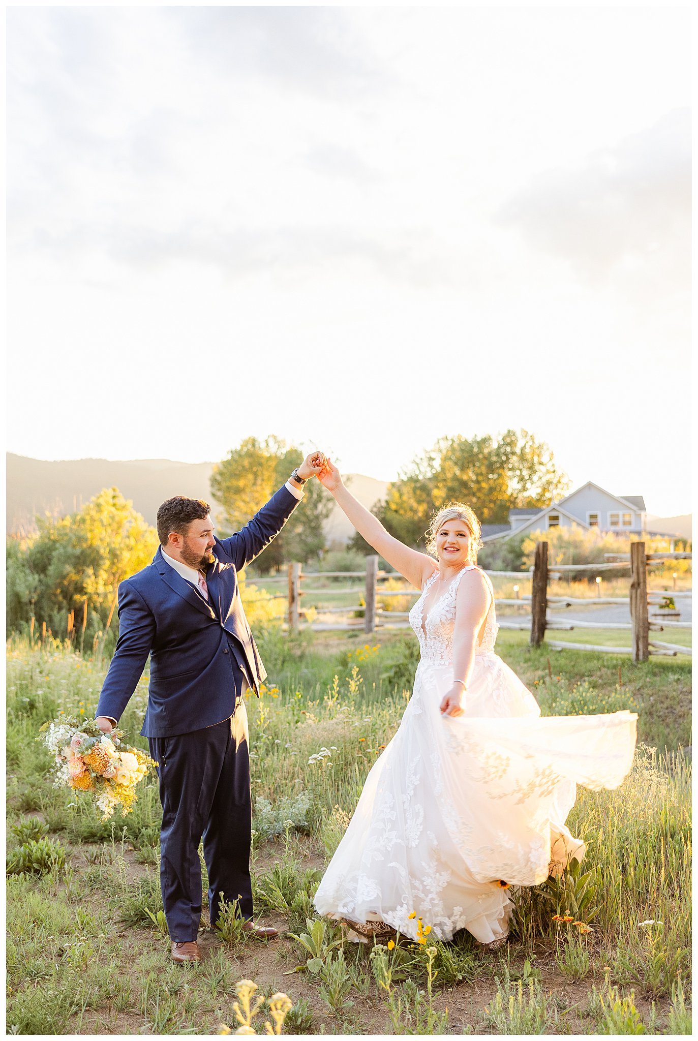 Dancing at Mountain Wedding | Kirsten and Wyatt