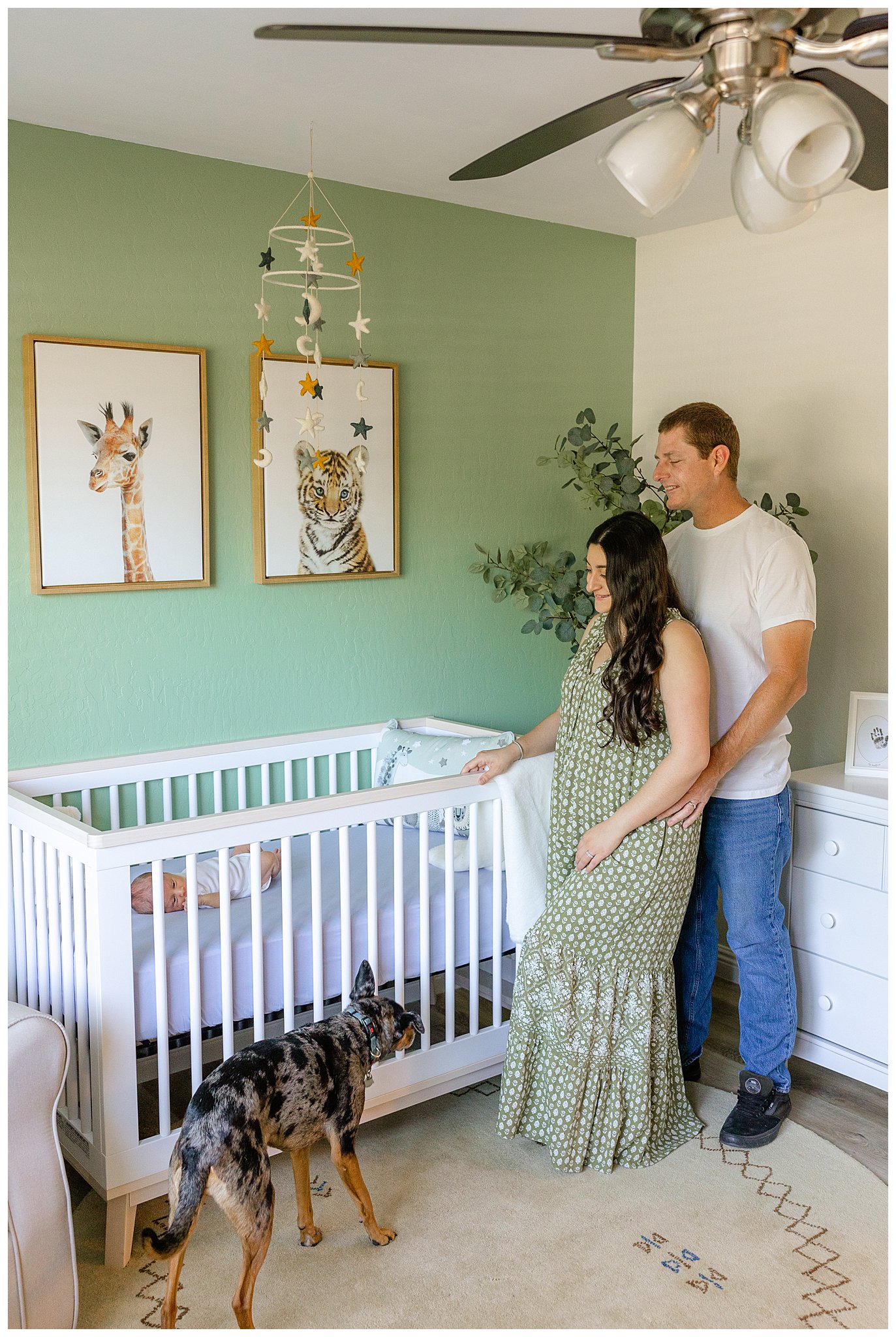 In Home Newborn Lifestyle Session | Layla + Steve