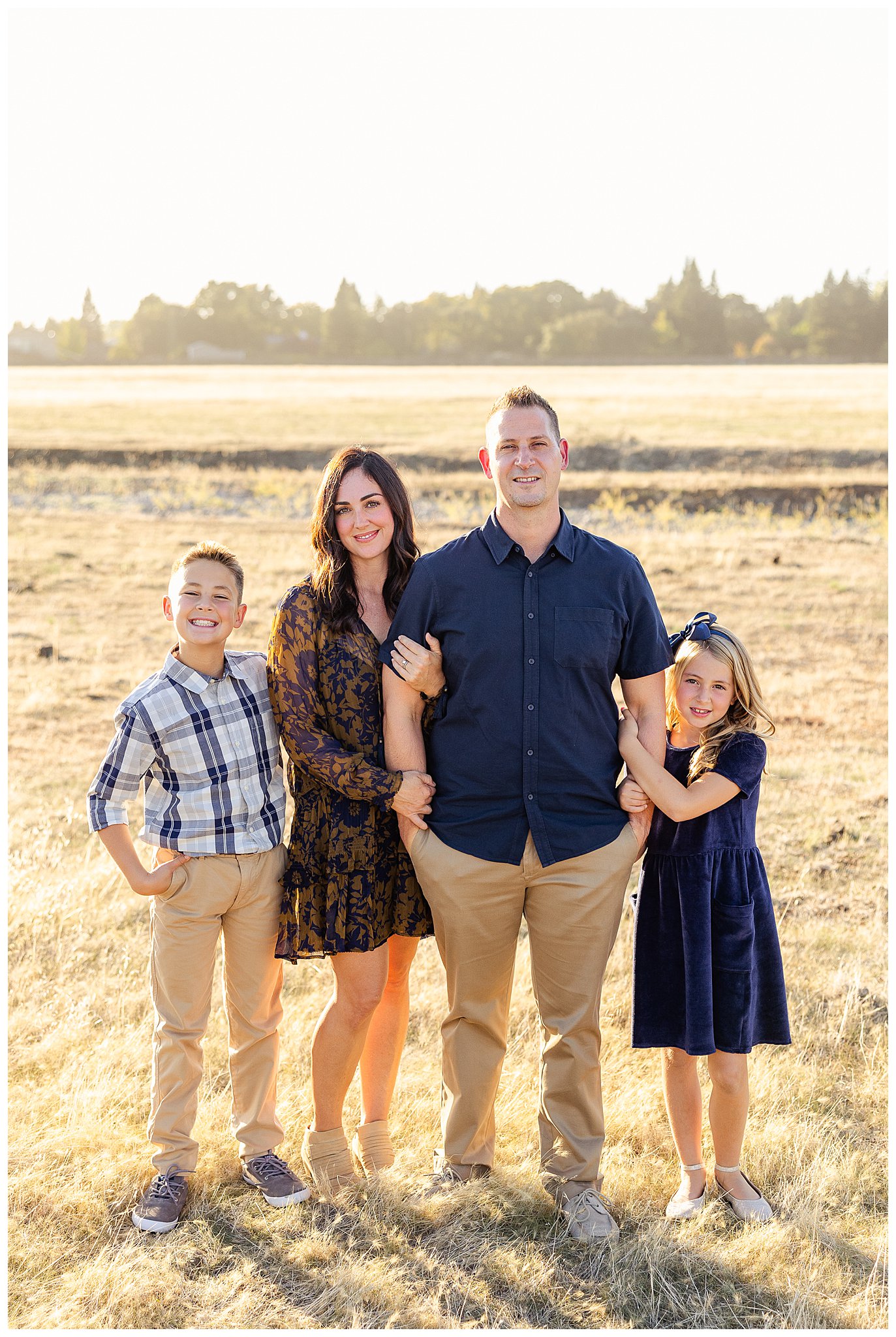 Private Residence Open Field Family Session | Melissa + Phil