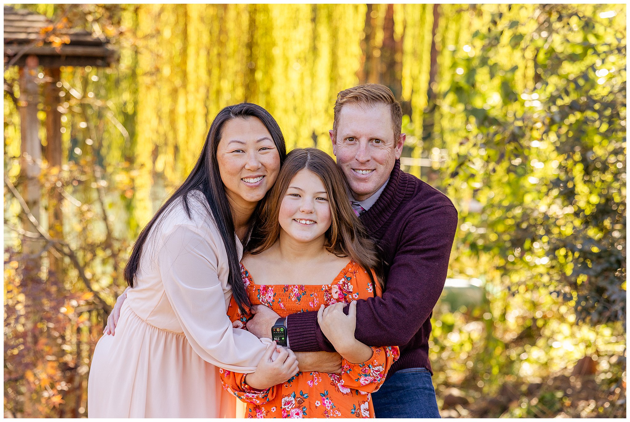 White Ranch Events Fall Family Mini Sessions Willow Tree Dog Maternity Chico CA November,