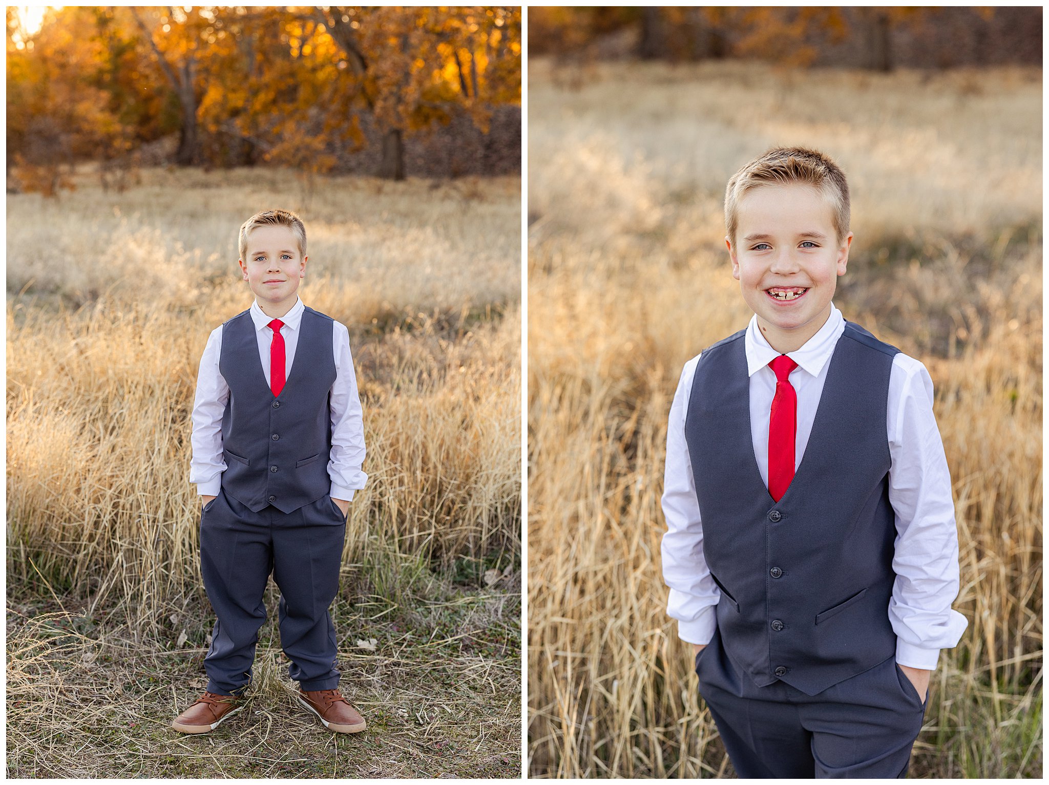 Grass Field Fall Family Session Suites November Chico CA,