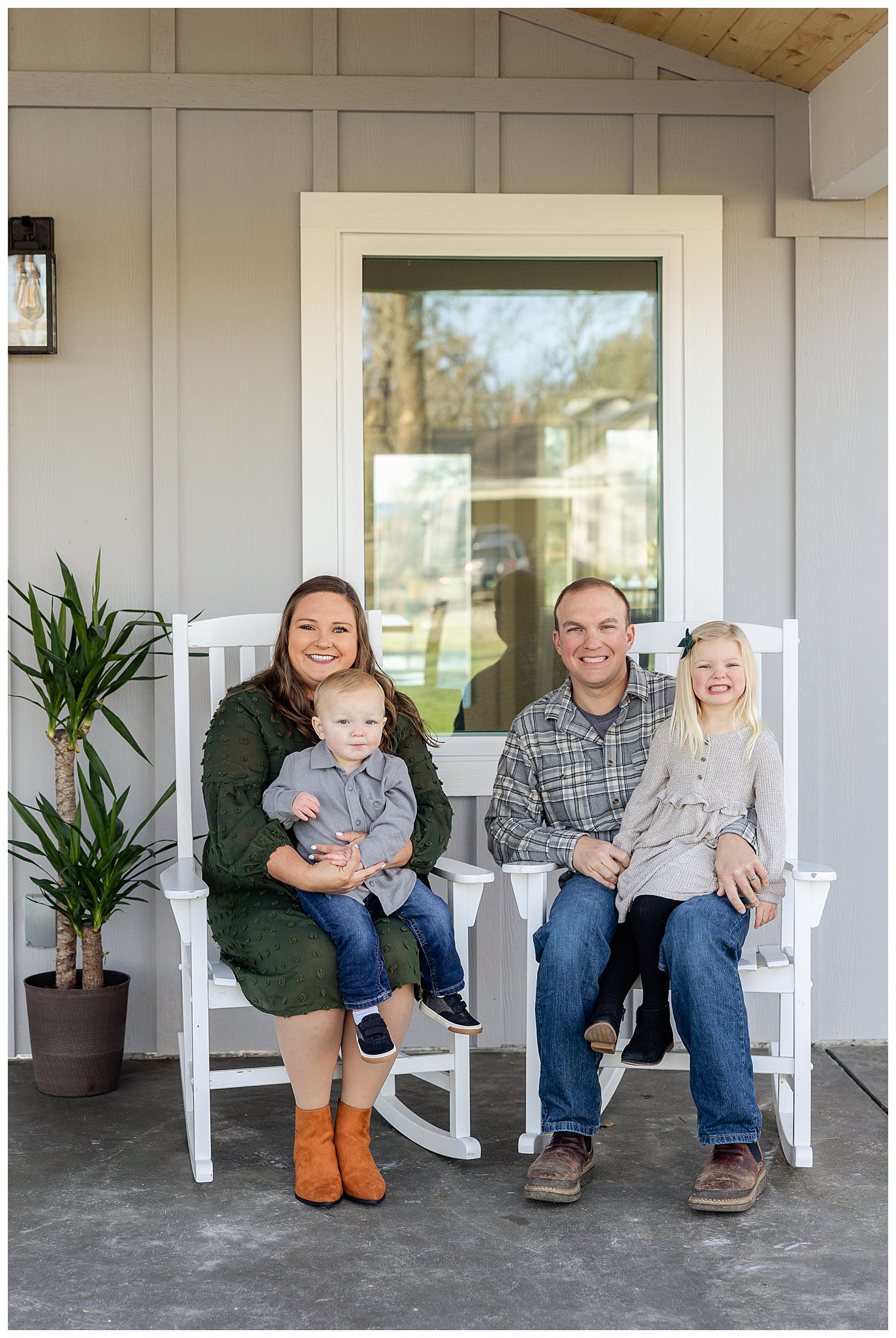 Lifestyle Family Session Redding CA New Home Renovation Kitchen Porch Master Bedroom Living Room January Winter,