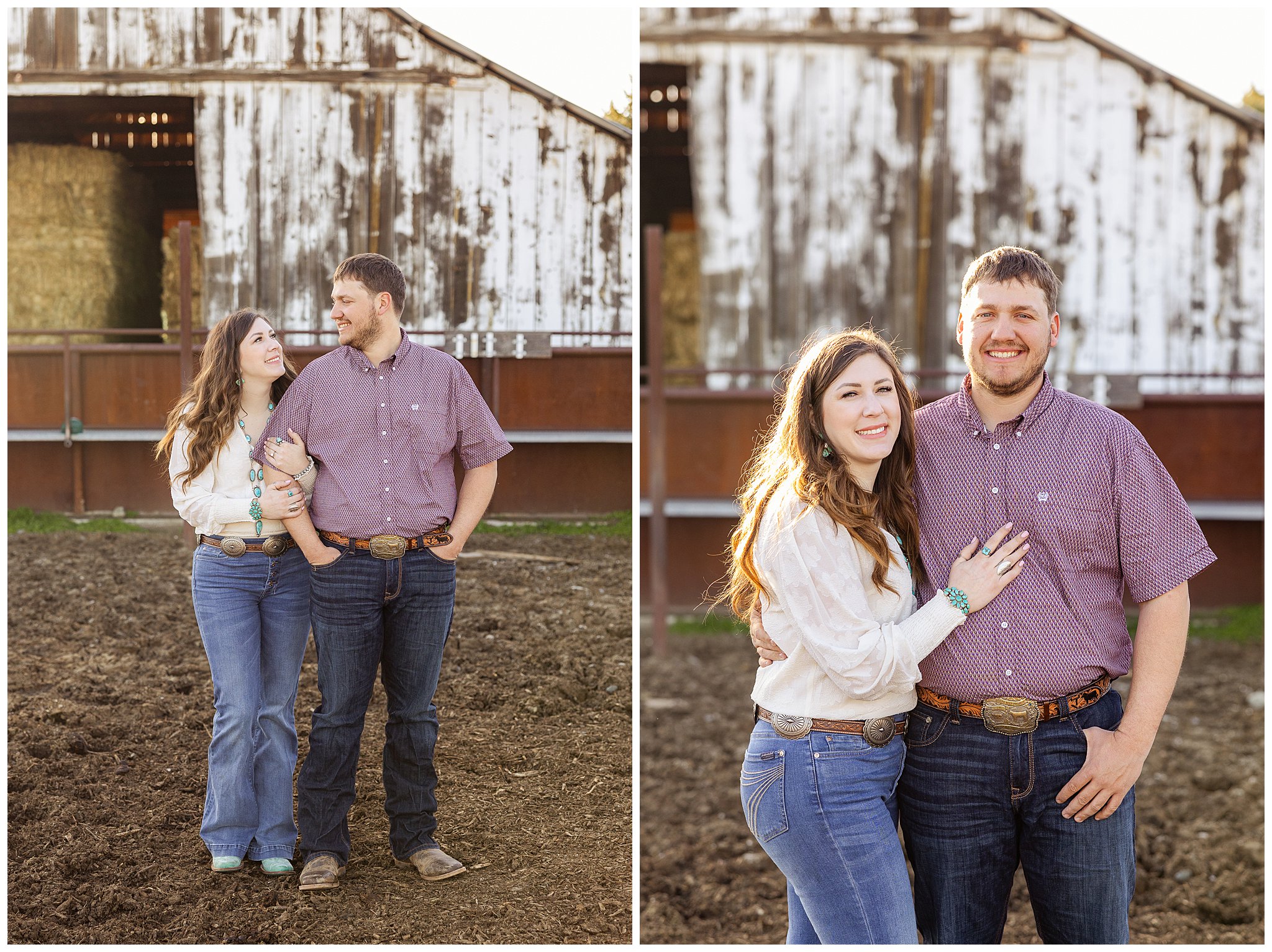 Wheat Field Engagement Session Corning Paskenta Winter January Barn Cattle Rolling Hills Mountains,