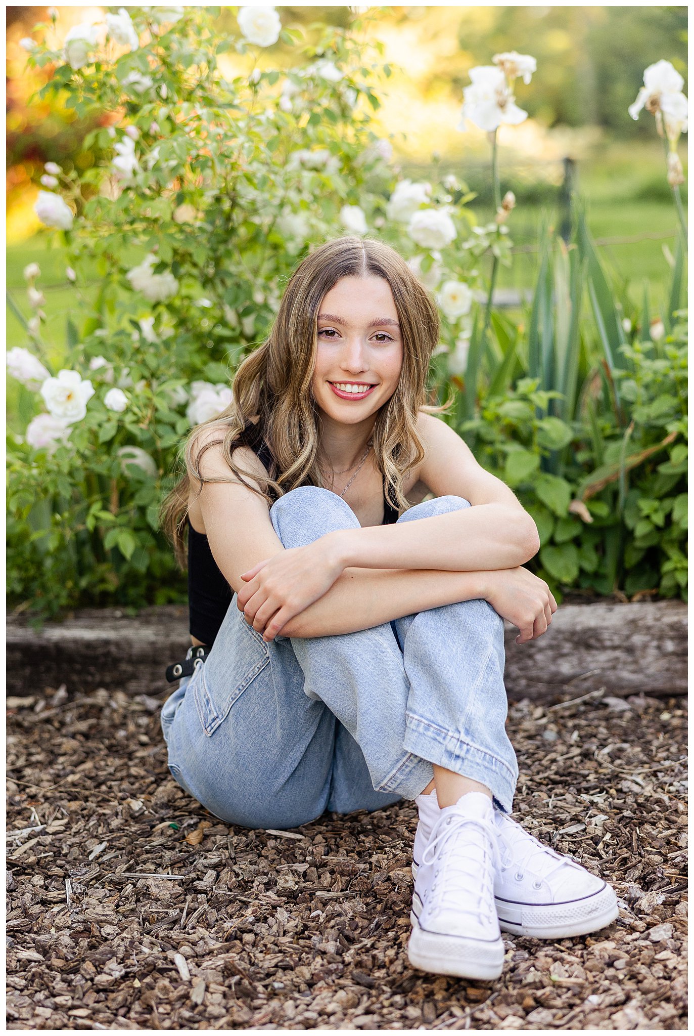 High School Girl Female Senior Session White Ranch Events Valley Oak Trees Chico CA Spring May | Senior Mallory